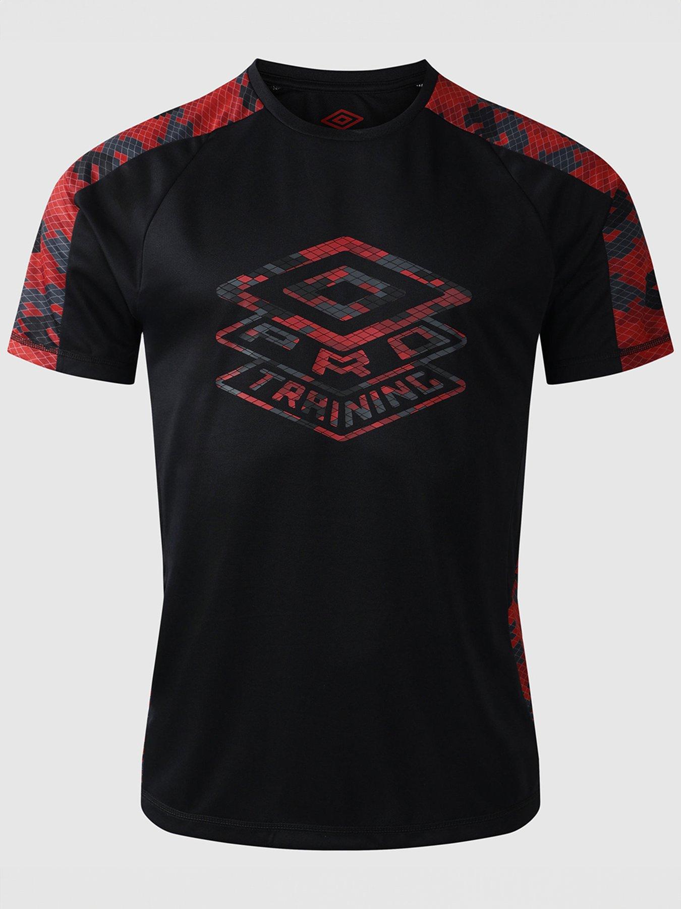  image of umbro-mens-football-pro-training-active-jersey-black