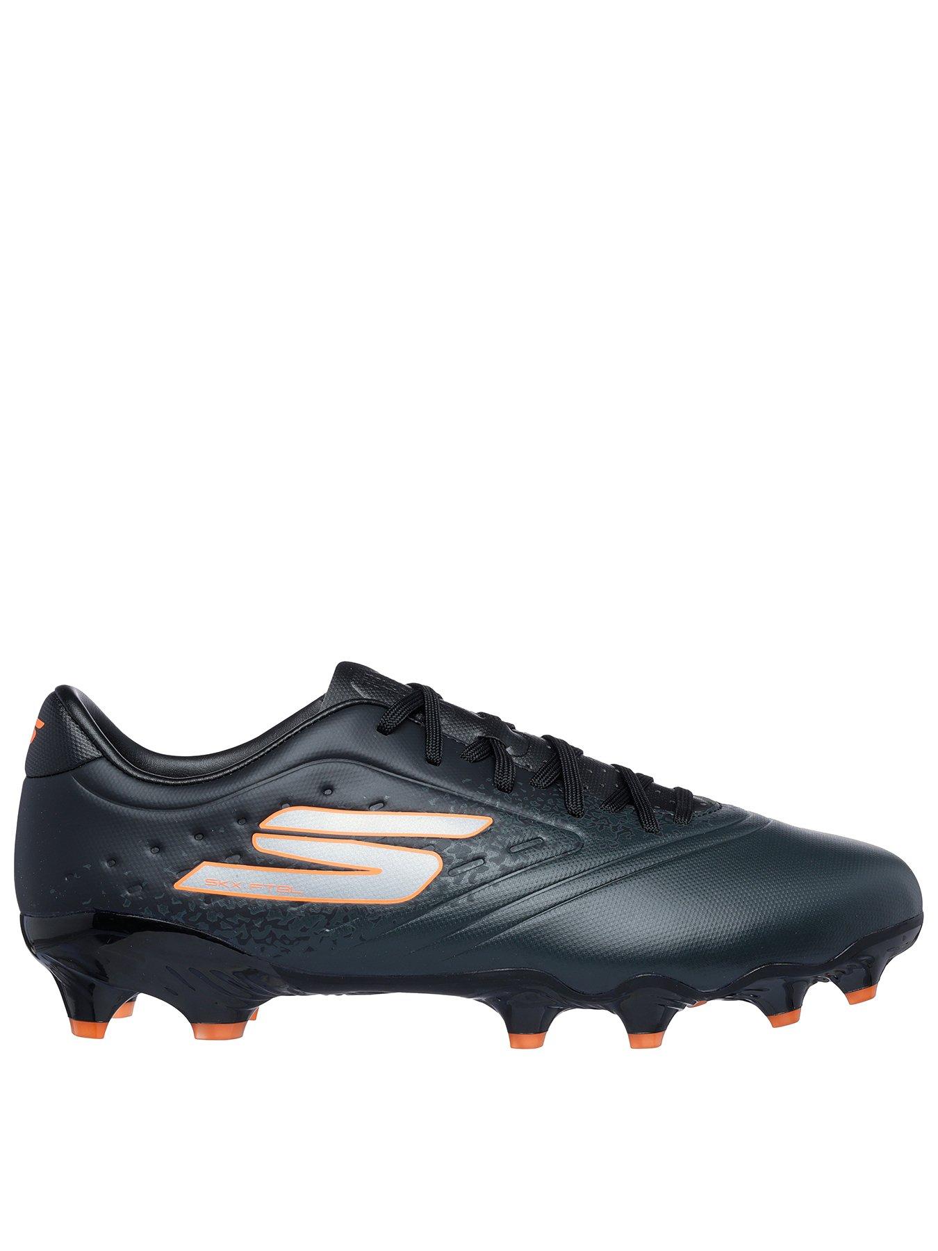  image of skechers-mens-razor-15-academy-firm-ground-football-boots-black