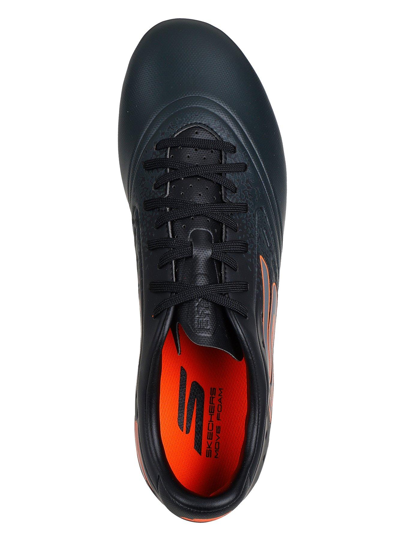  image of skechers-mens-razor-15-academy-firm-ground-football-boots-black