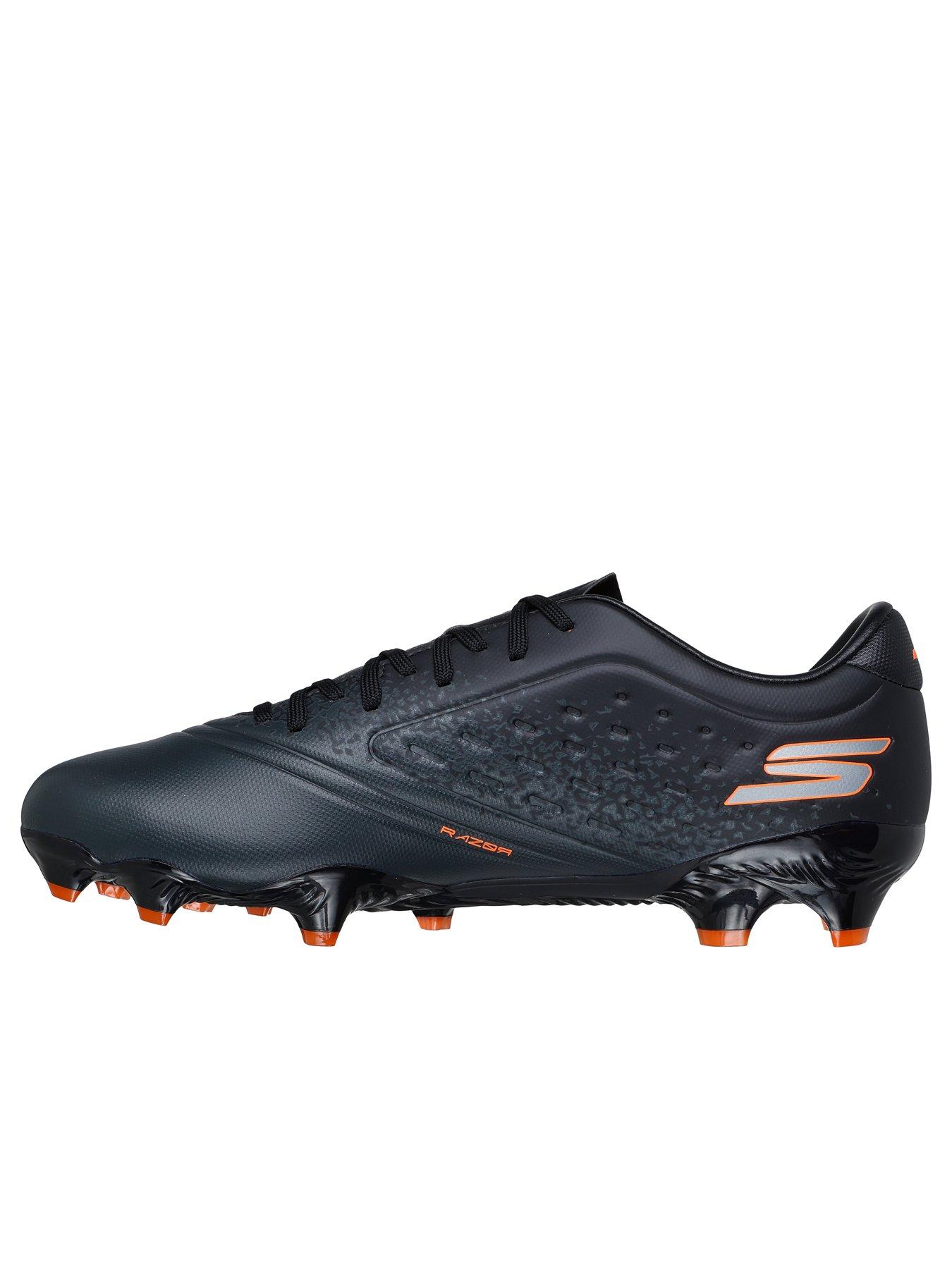 image of skechers-mens-razor-15-academy-firm-ground-football-boots-black