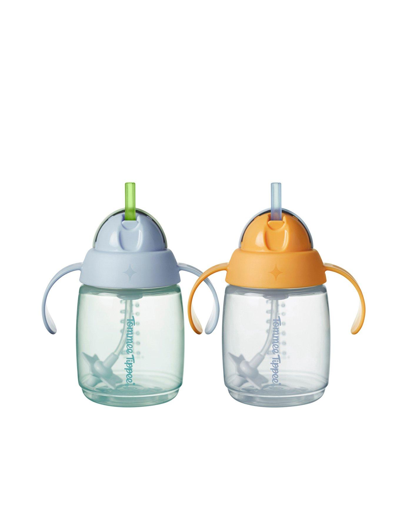 undefined Trainer Straw Cup 6 Month+ 2 Pack - Blue  &  Yellow