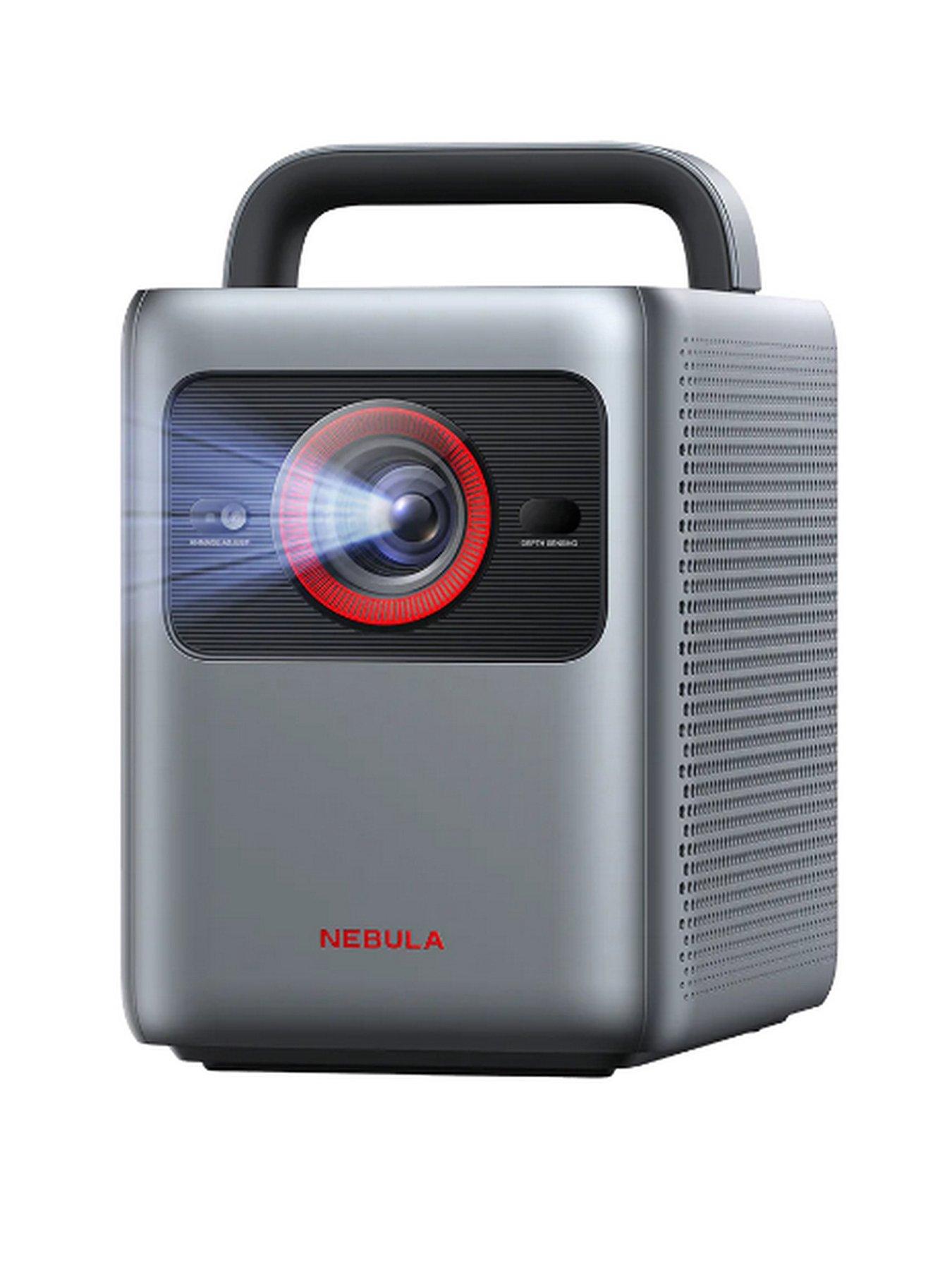 front image of anker-nebula-cosmos-laser-4k-home-cinema-projector-google-tv