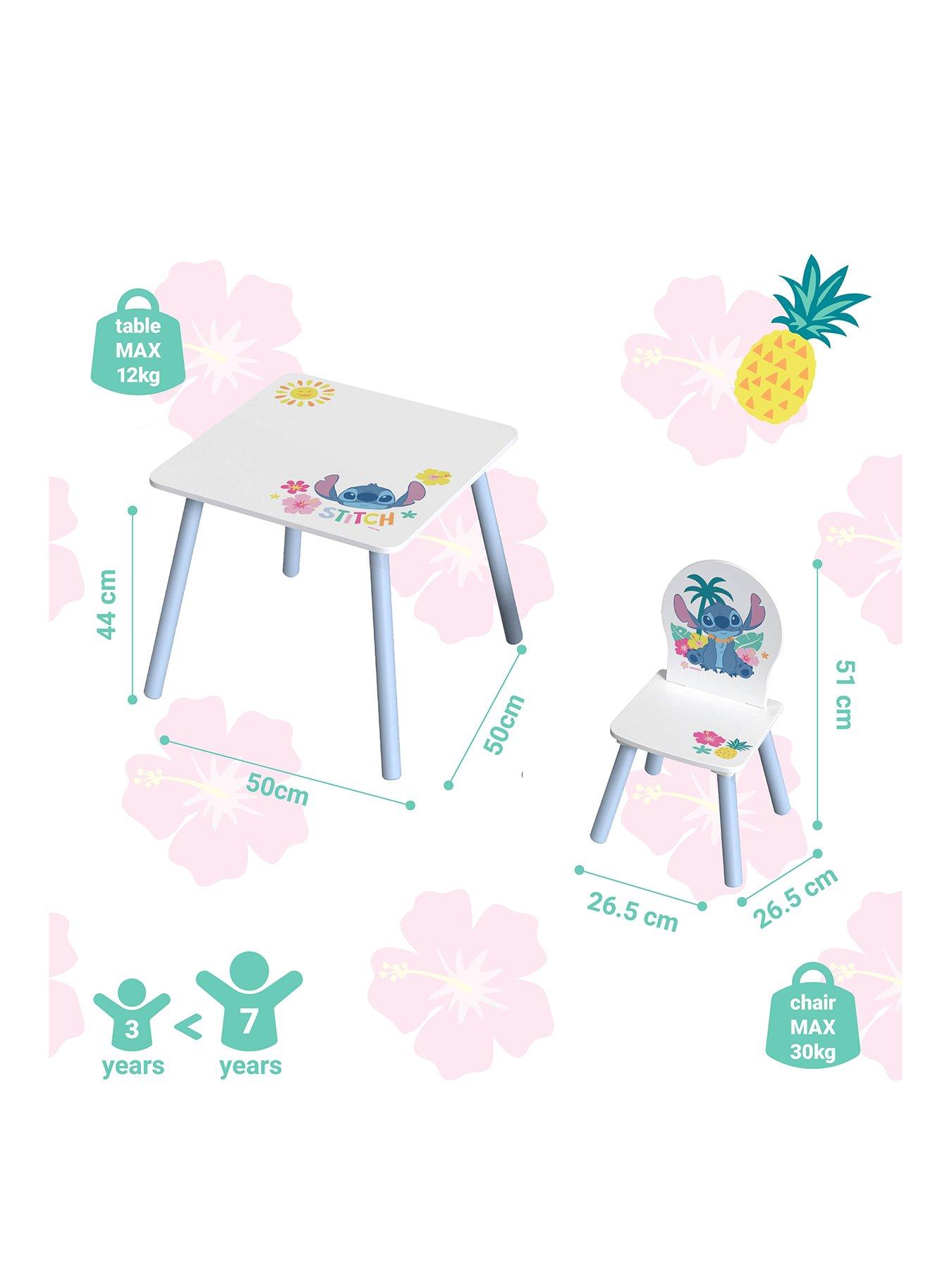  image of disney-stitch-kids-table-and-chairs-set