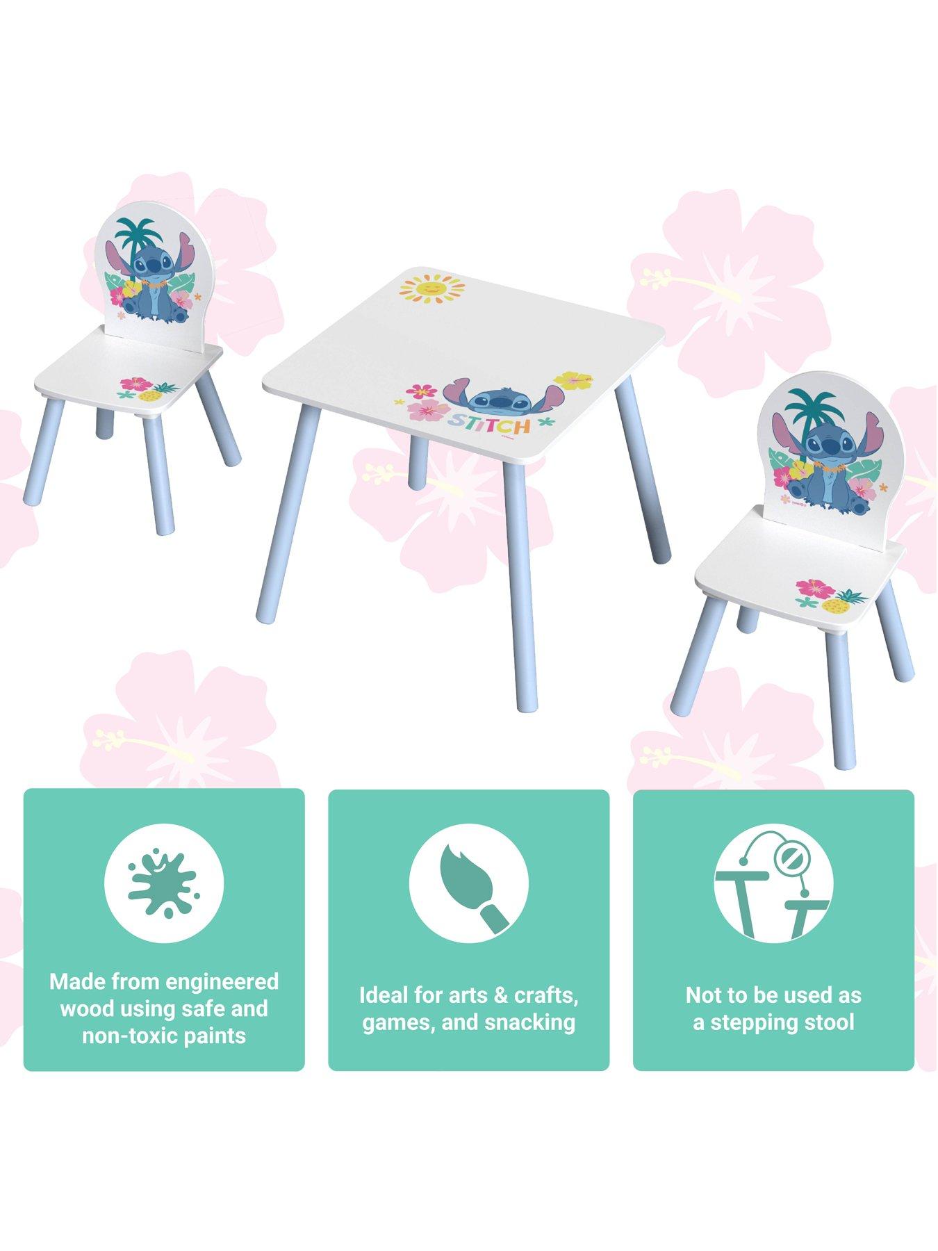  image of disney-stitch-kids-table-and-chairs-set