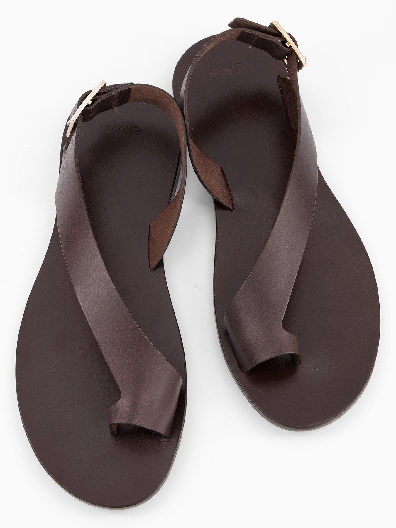  image of mango-sandals-bell-brown