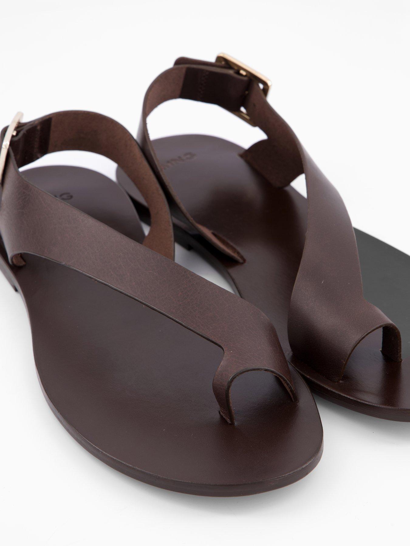  image of mango-sandals-bell-brown