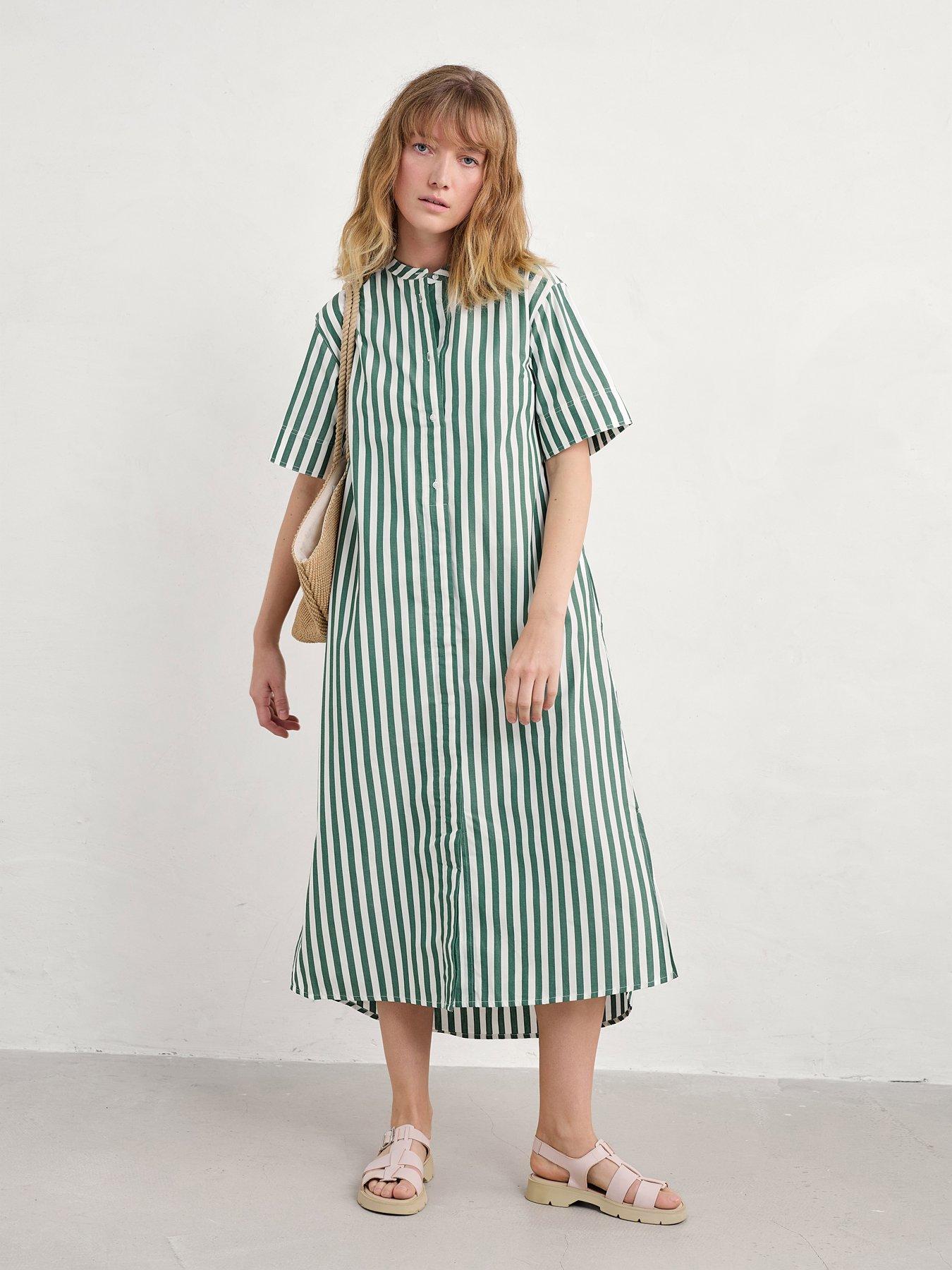 undefined Harbour Movement Dress - Green
