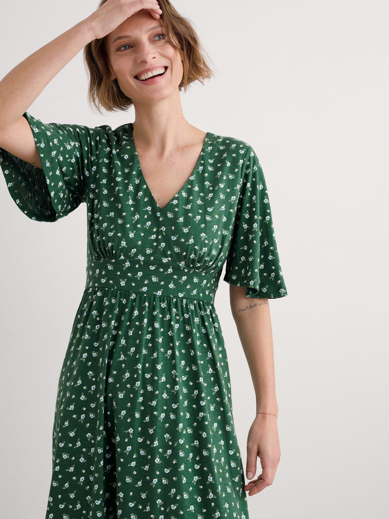 Seasalt Cornwall Chateaux Dress - Green