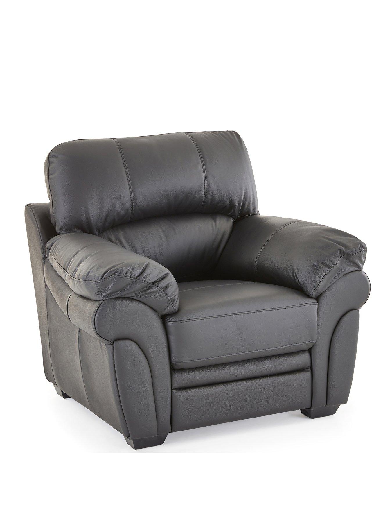 Image 3 of 7 of The Very Collection Wilmslow Leather Armchair