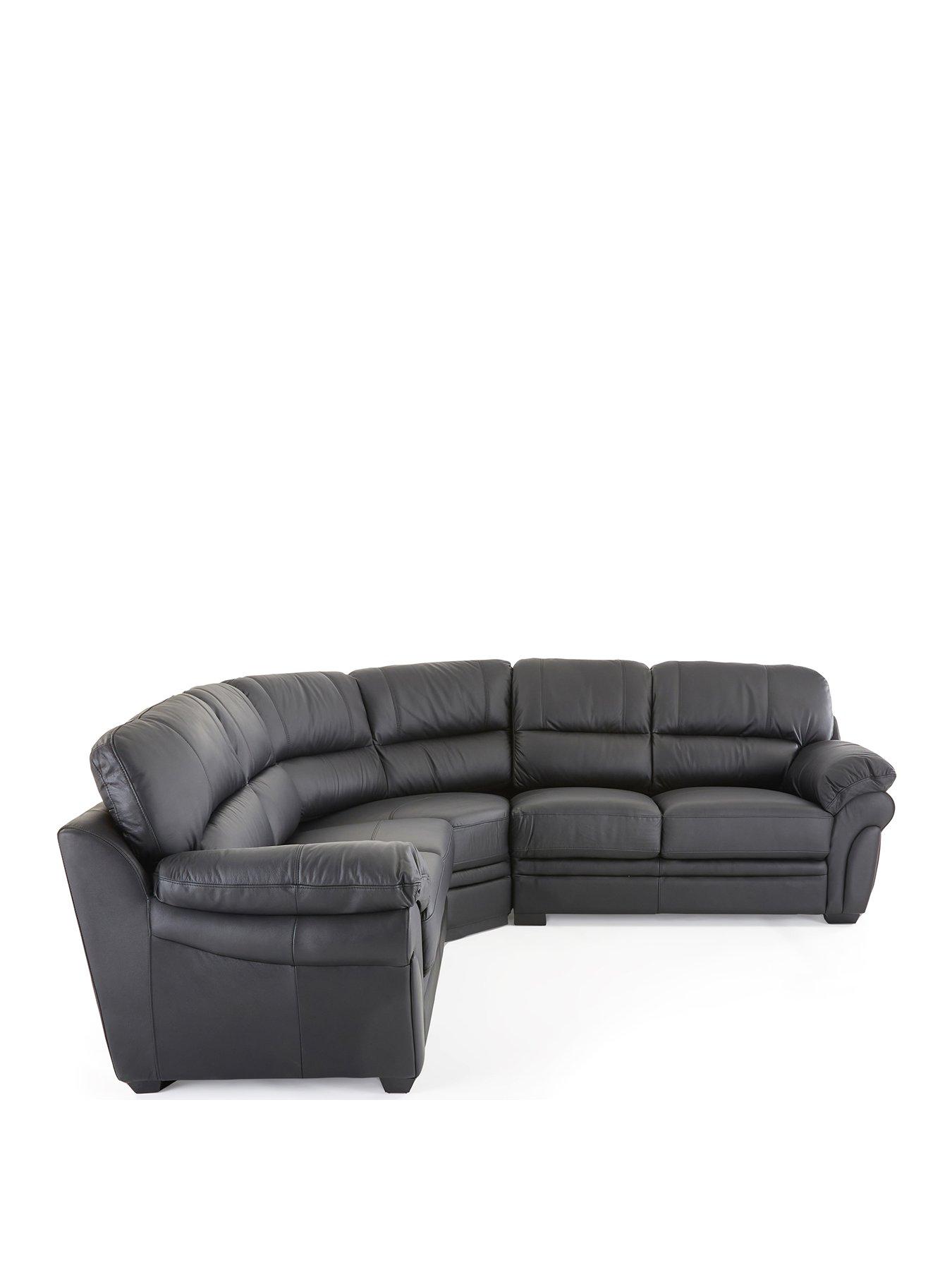Image 3 of 7 of The Very Collection Wilmslow Leather Corner Group - FSC&reg; Certified