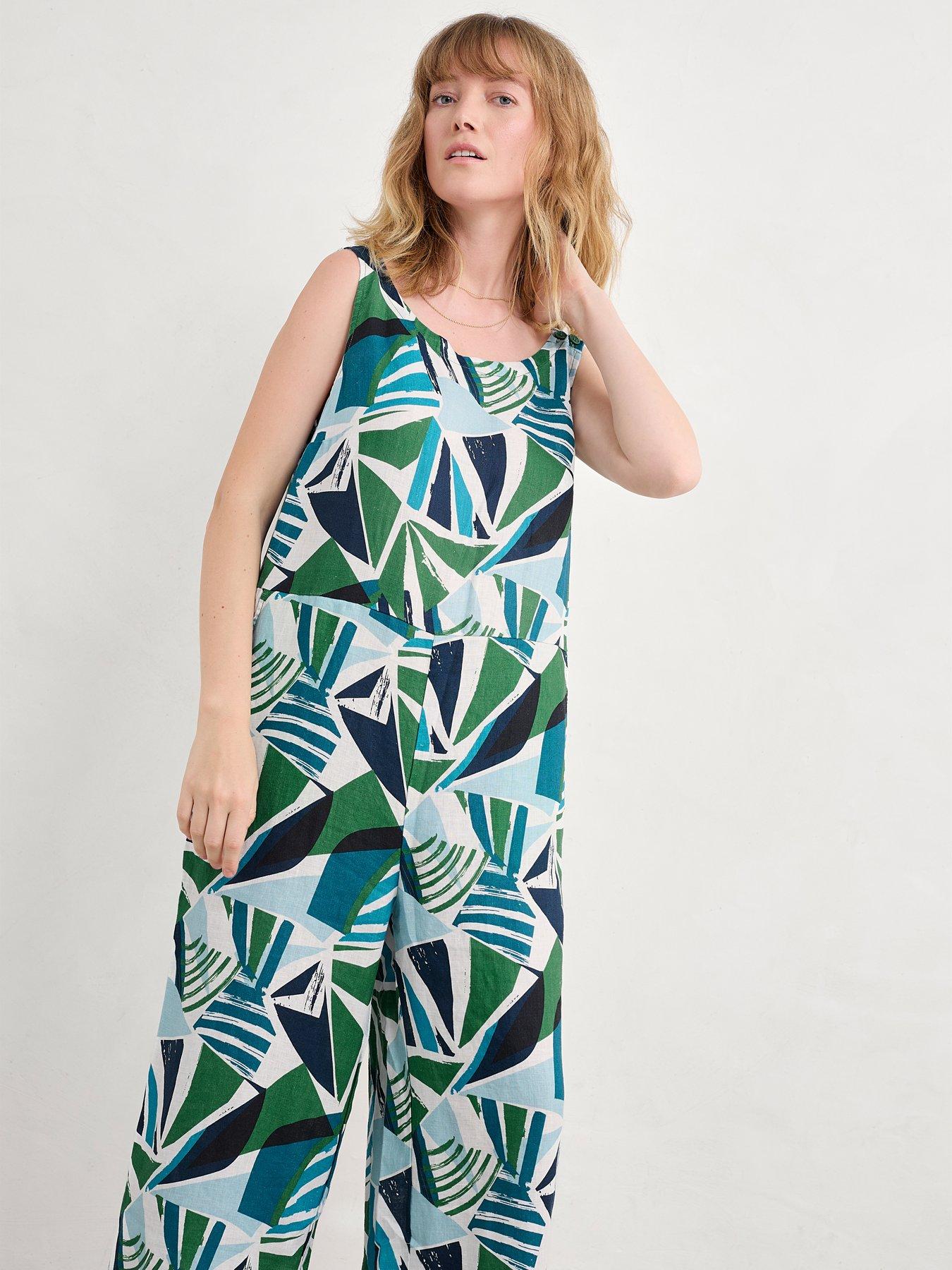 undefined Salt Air Jumpsuit - Green