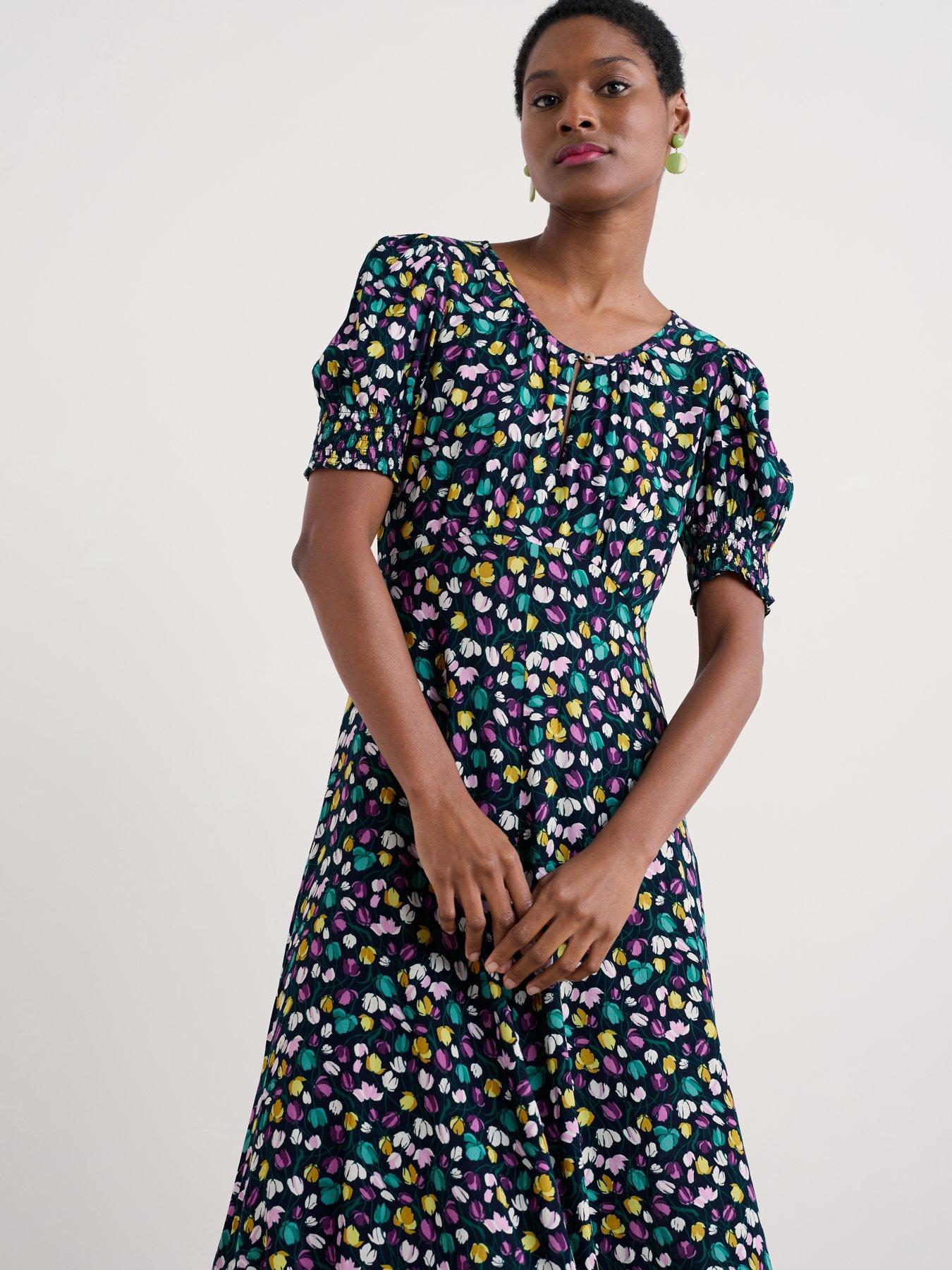 undefined Marsh Violet Dress - Multi