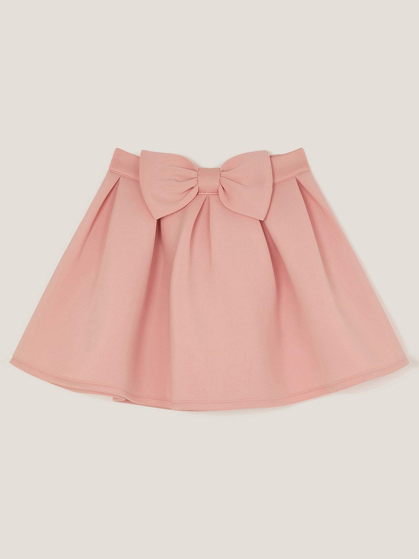 monsoon-girls-bow-pleat-skirt-pink