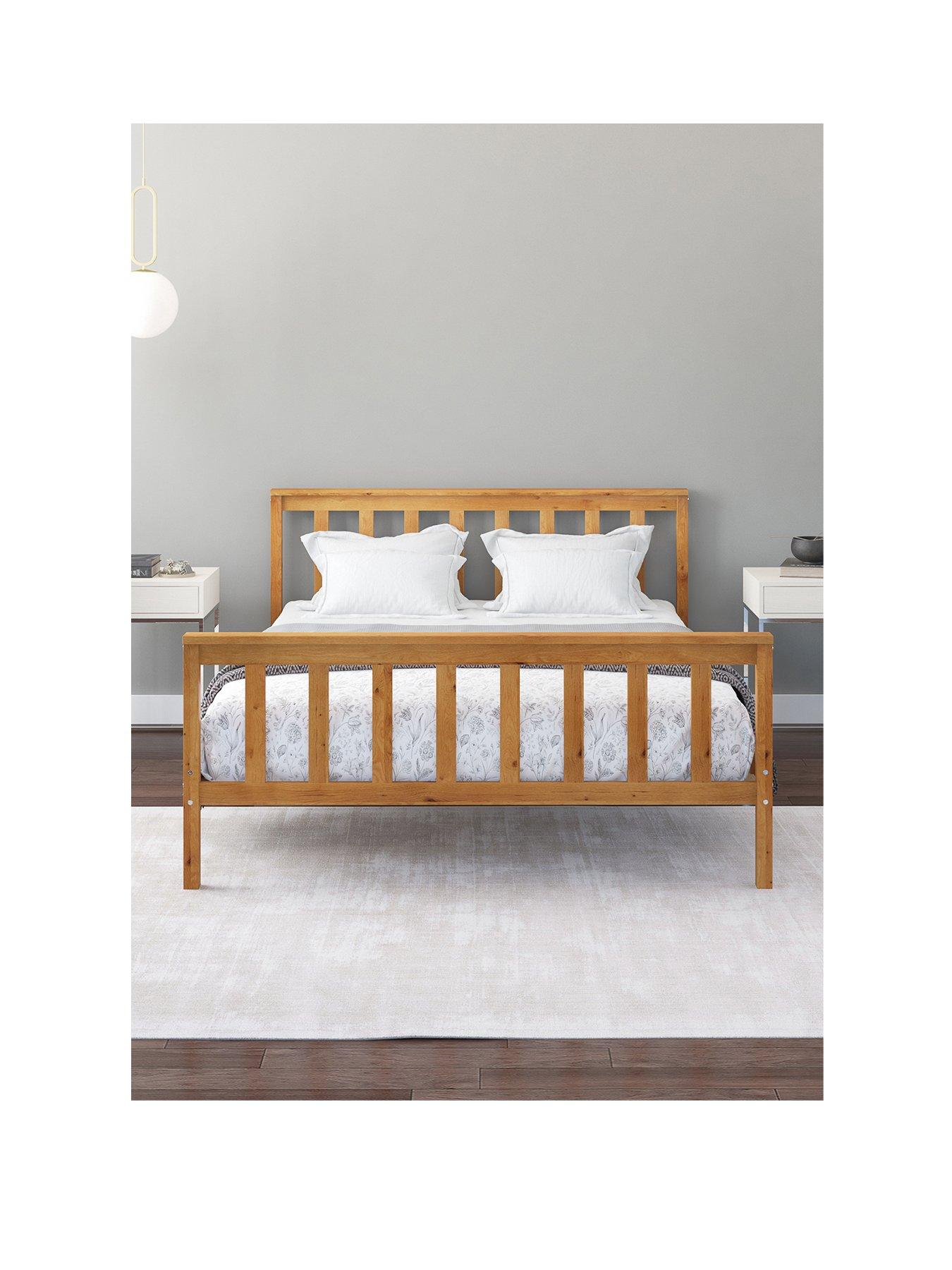  image of very-home-clayton-double-wooden-bed