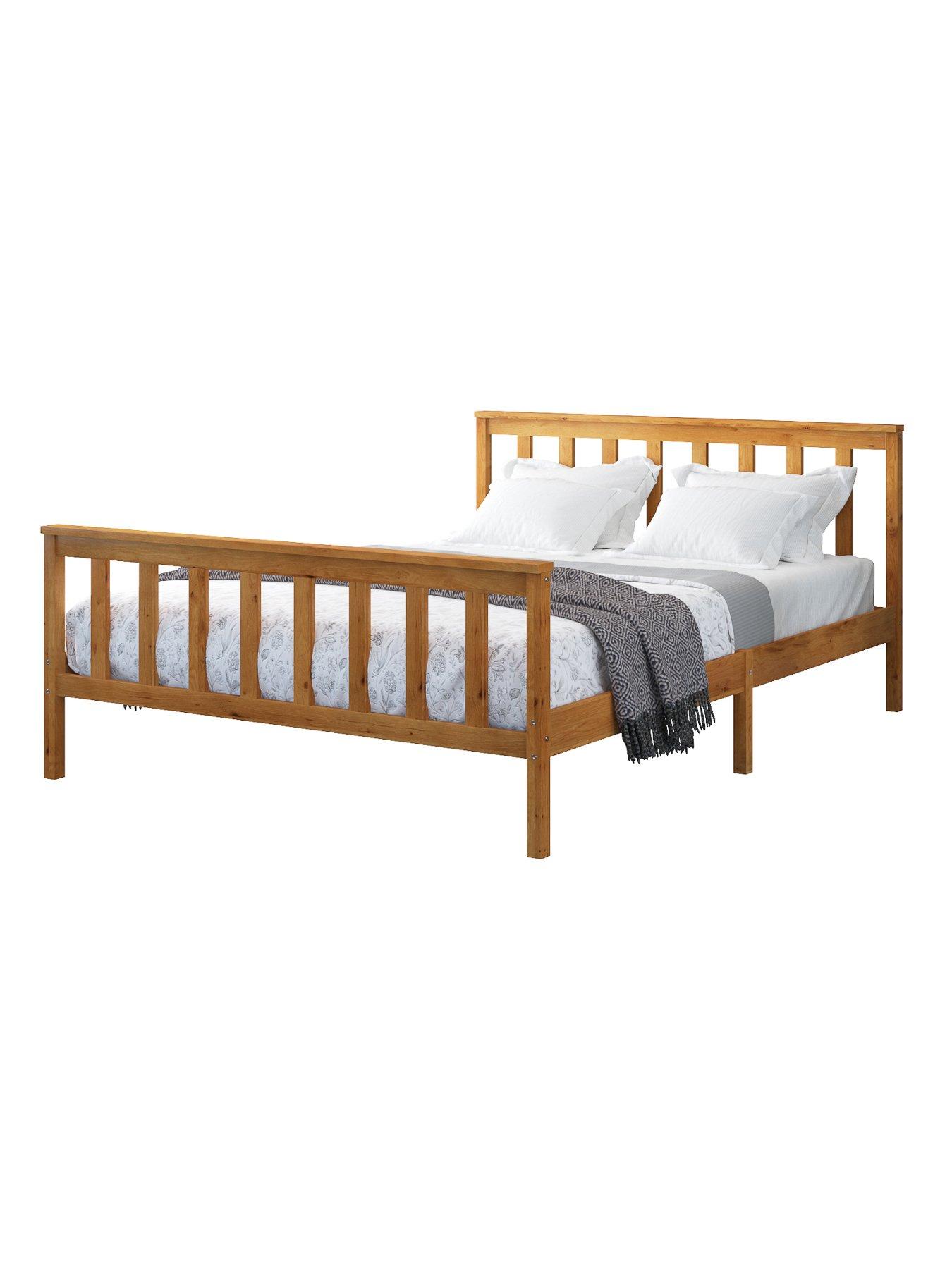  image of very-home-clayton-double-wooden-bed