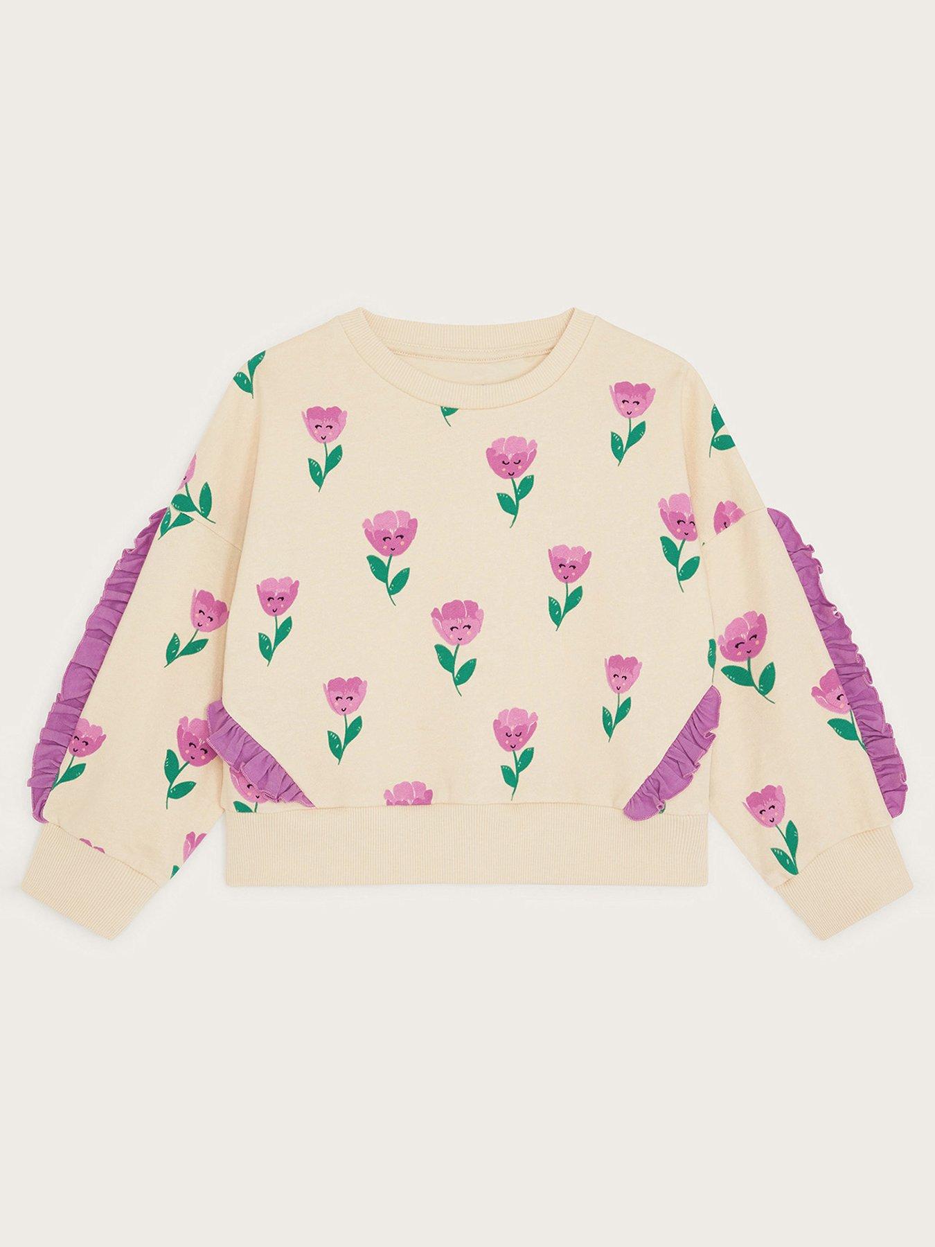 monsoon-girls-tulip-print-frilly-co-ord-sweatshirt-pink