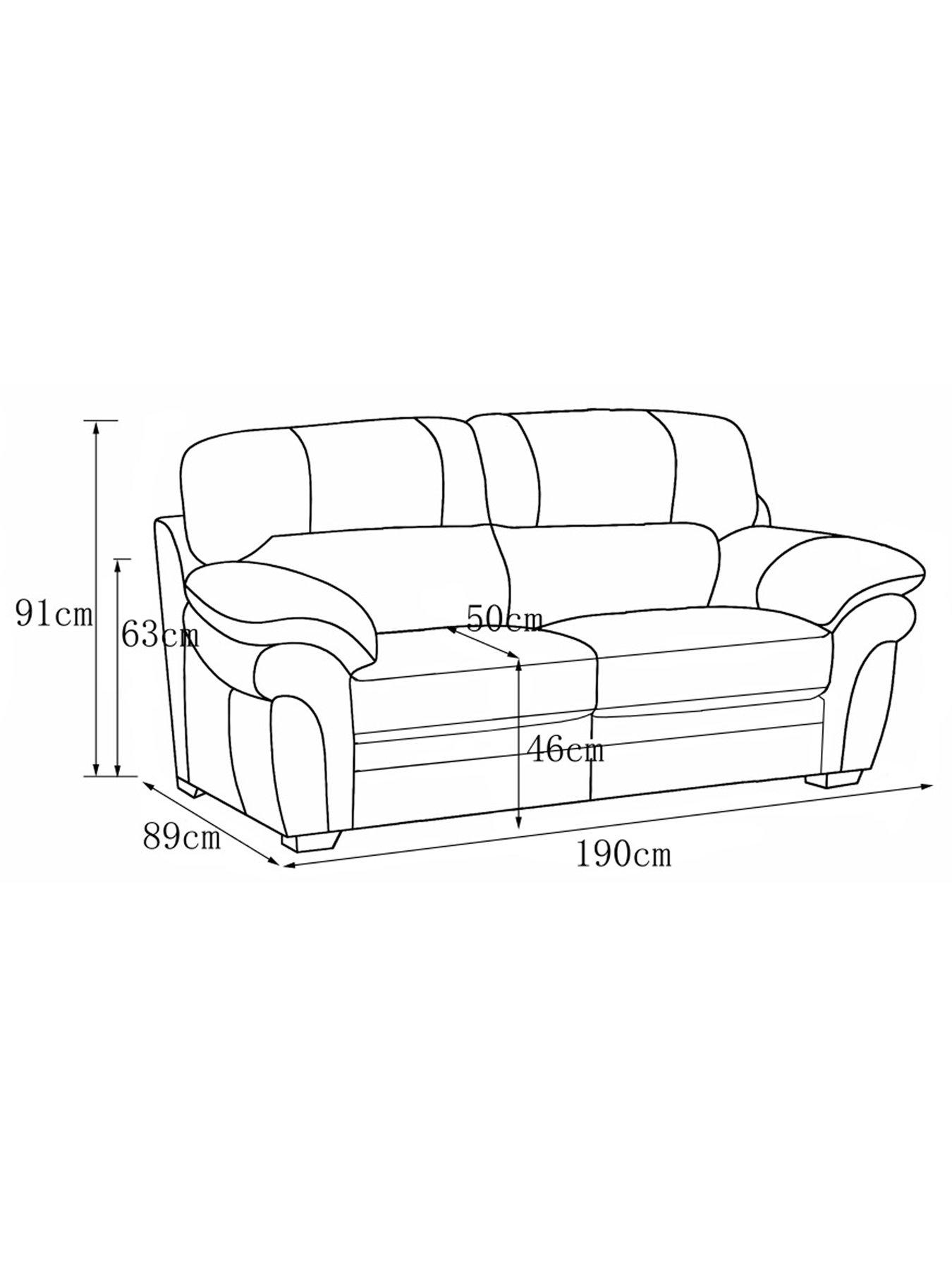 Image 7 of 7 of The Very Collection Wilmslow Leather Sofa Bed