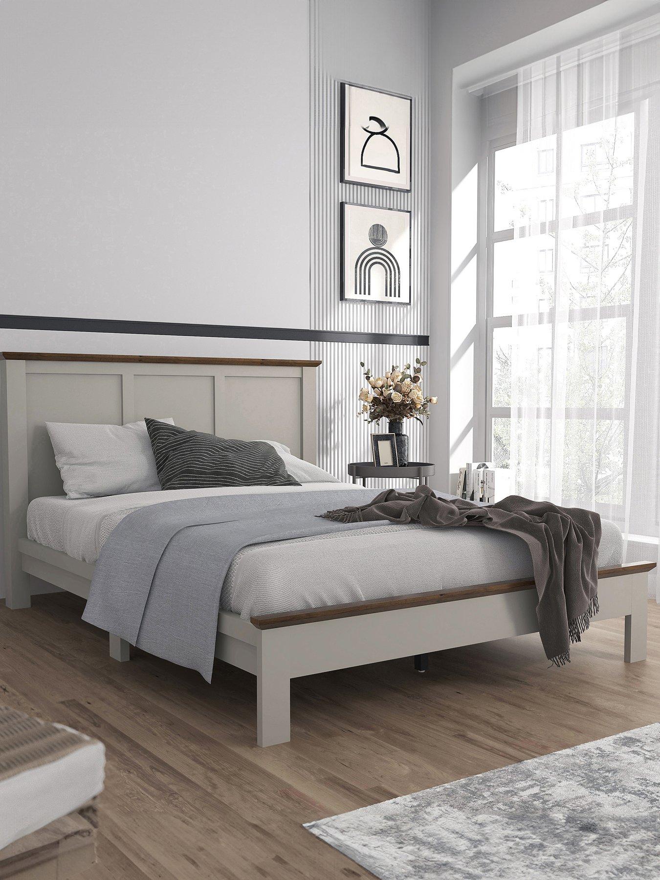 undefined Crawford Wooden Bed with Mattress Options (Buy  &  SAVE!)