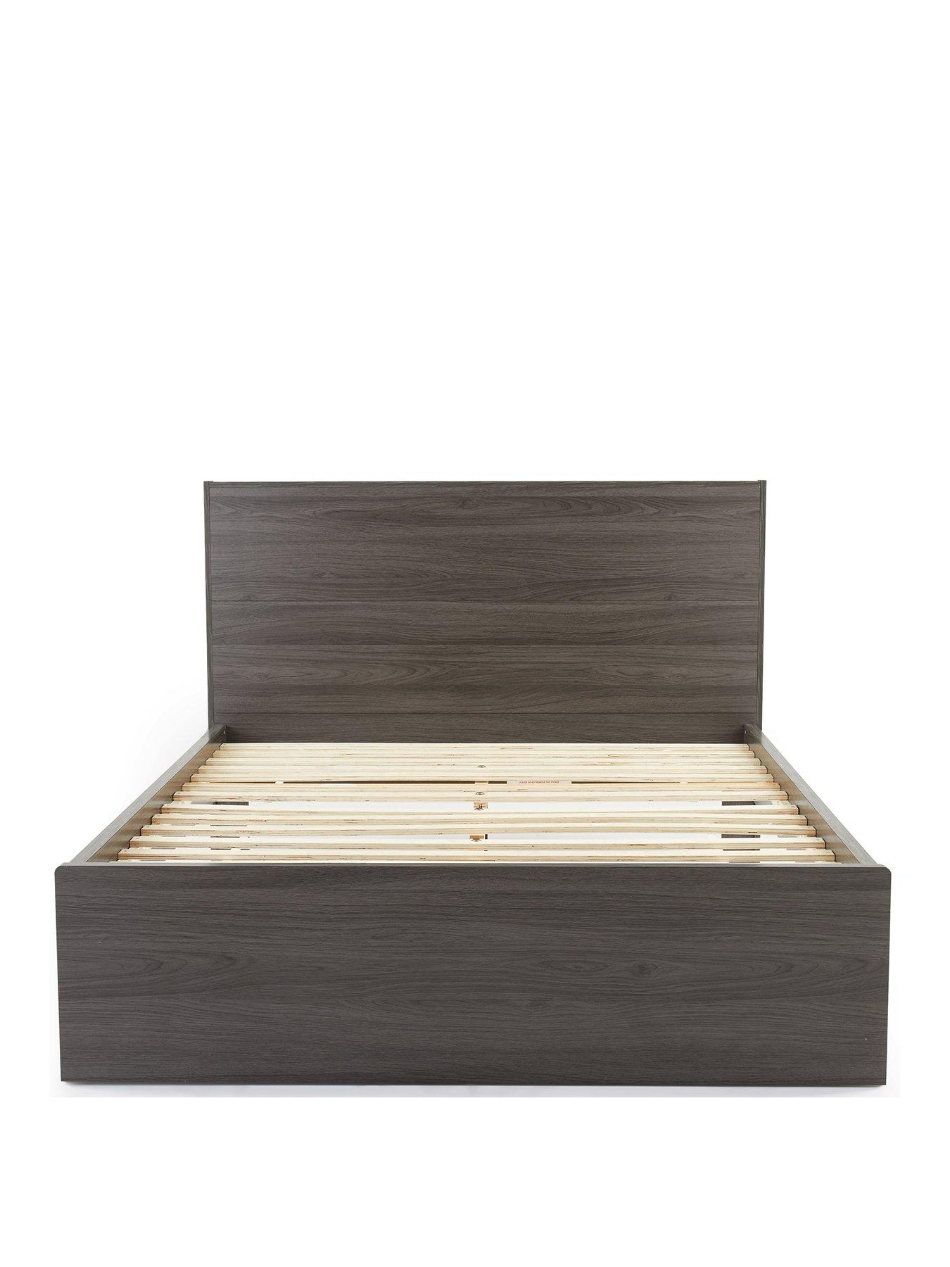  image of very-home-camberleynbspbed-frame-with-mattress-options-buy-amp-save-dark-oak