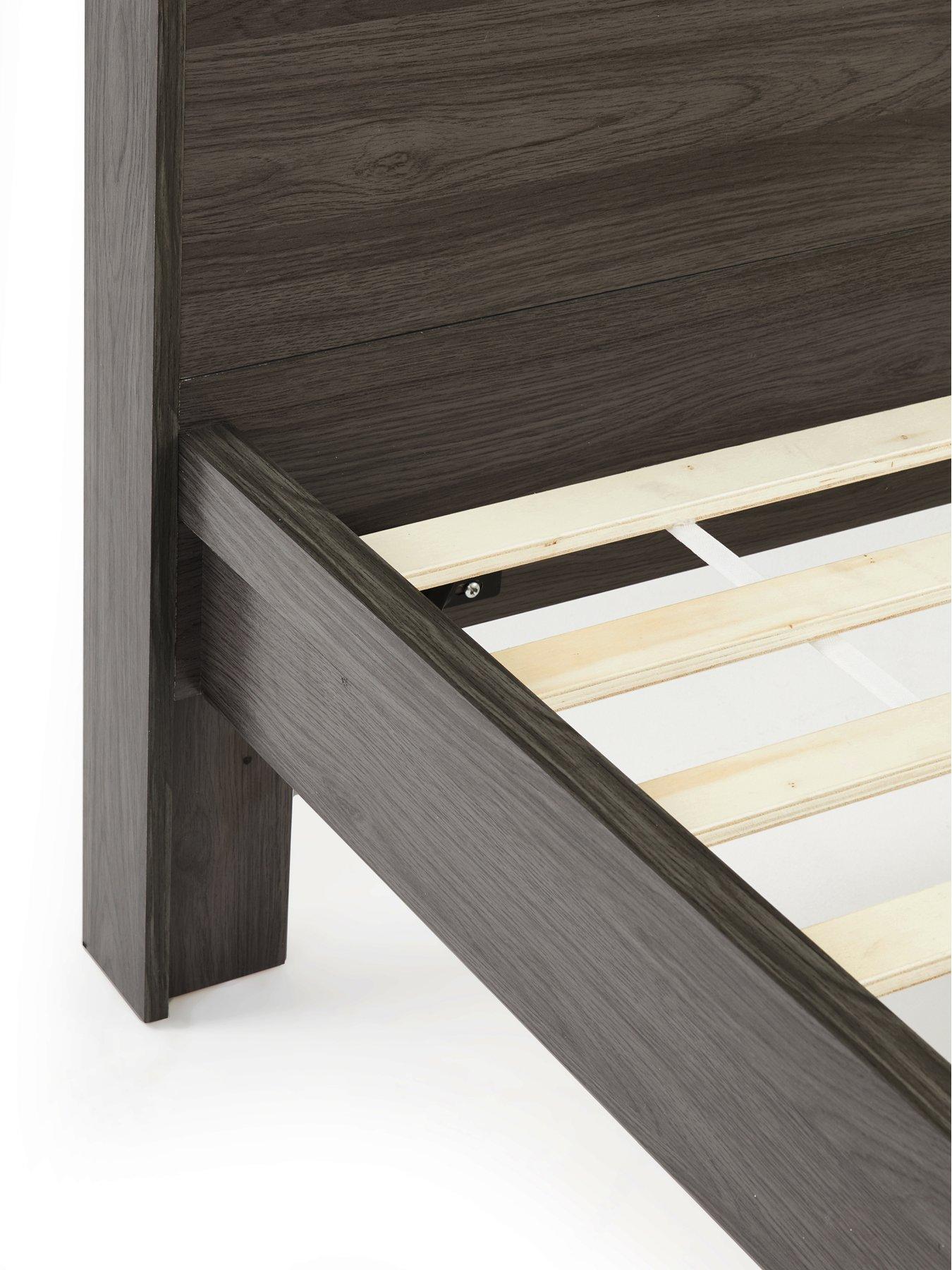  image of very-home-camberleynbspbed-frame-with-mattress-options-buy-amp-save-dark-oak