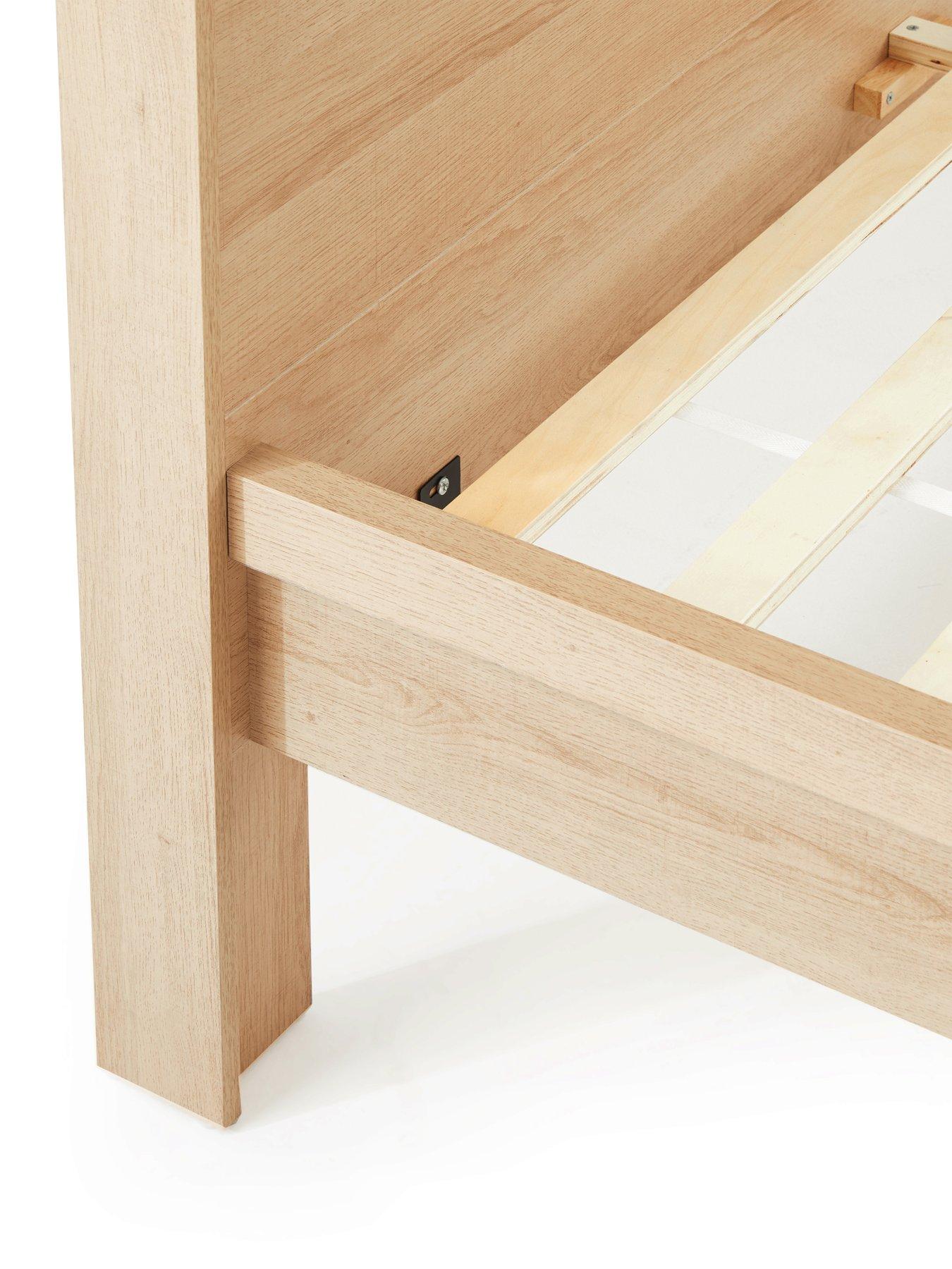Image 5 of 6 of Very Home Camberley Bed Frame with Mattress Options (Buy &amp; SAVE!) - Light&nbsp;Oak