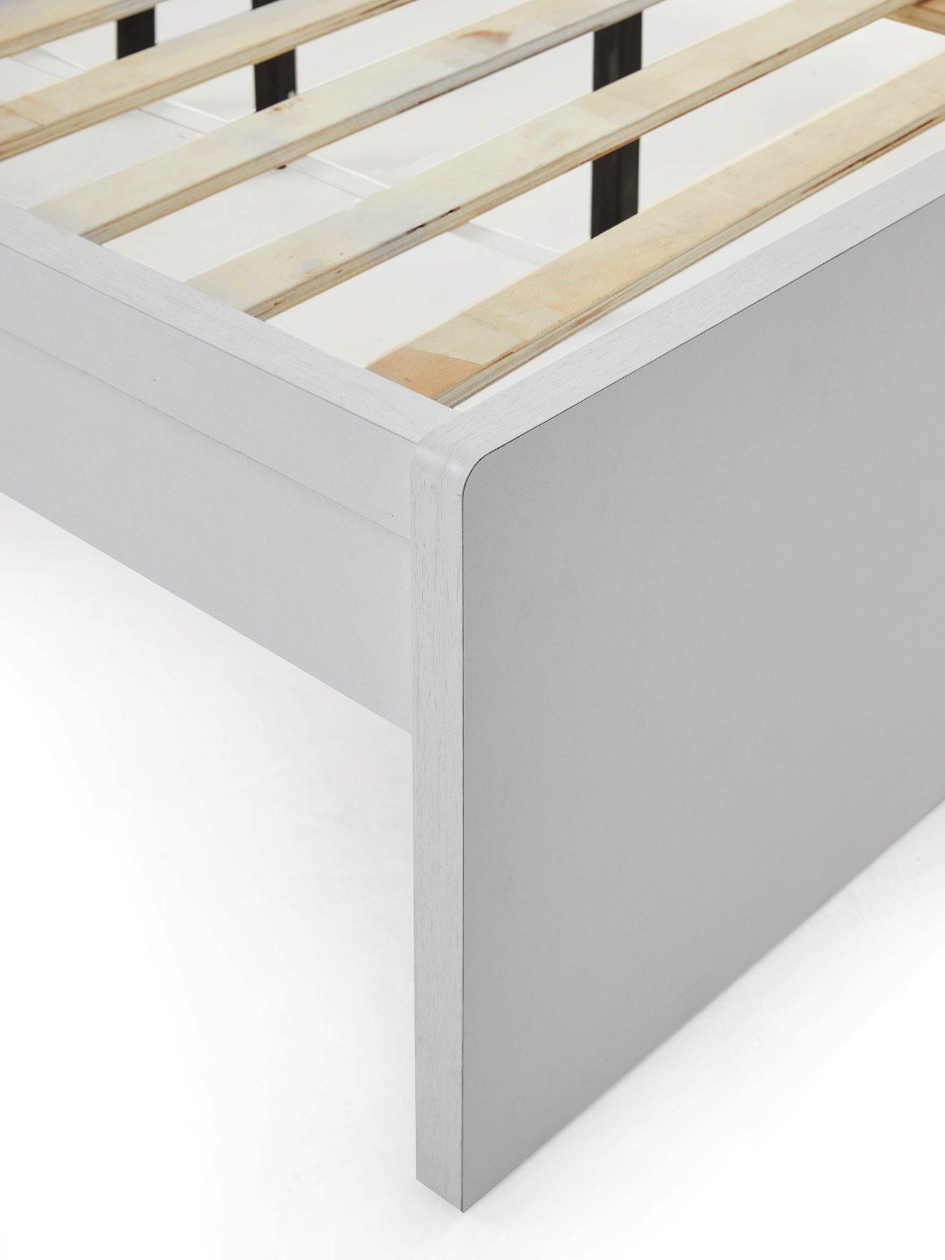 image of very-home-camberley-bed-frame-with-mattress-options-buy-amp-save-white