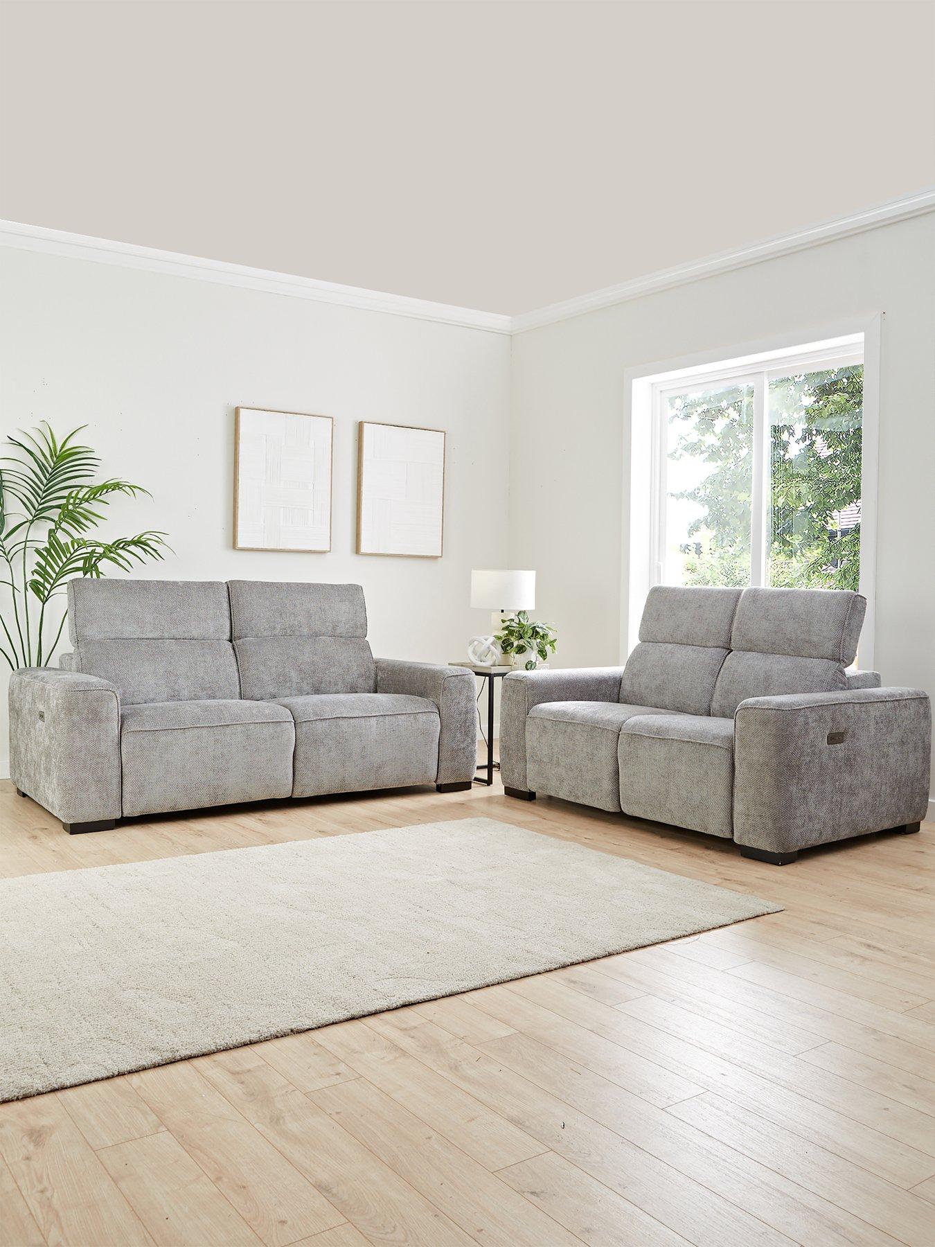 Very Home Venosa 3 + 2 Power Recliner Fabric Sofas
