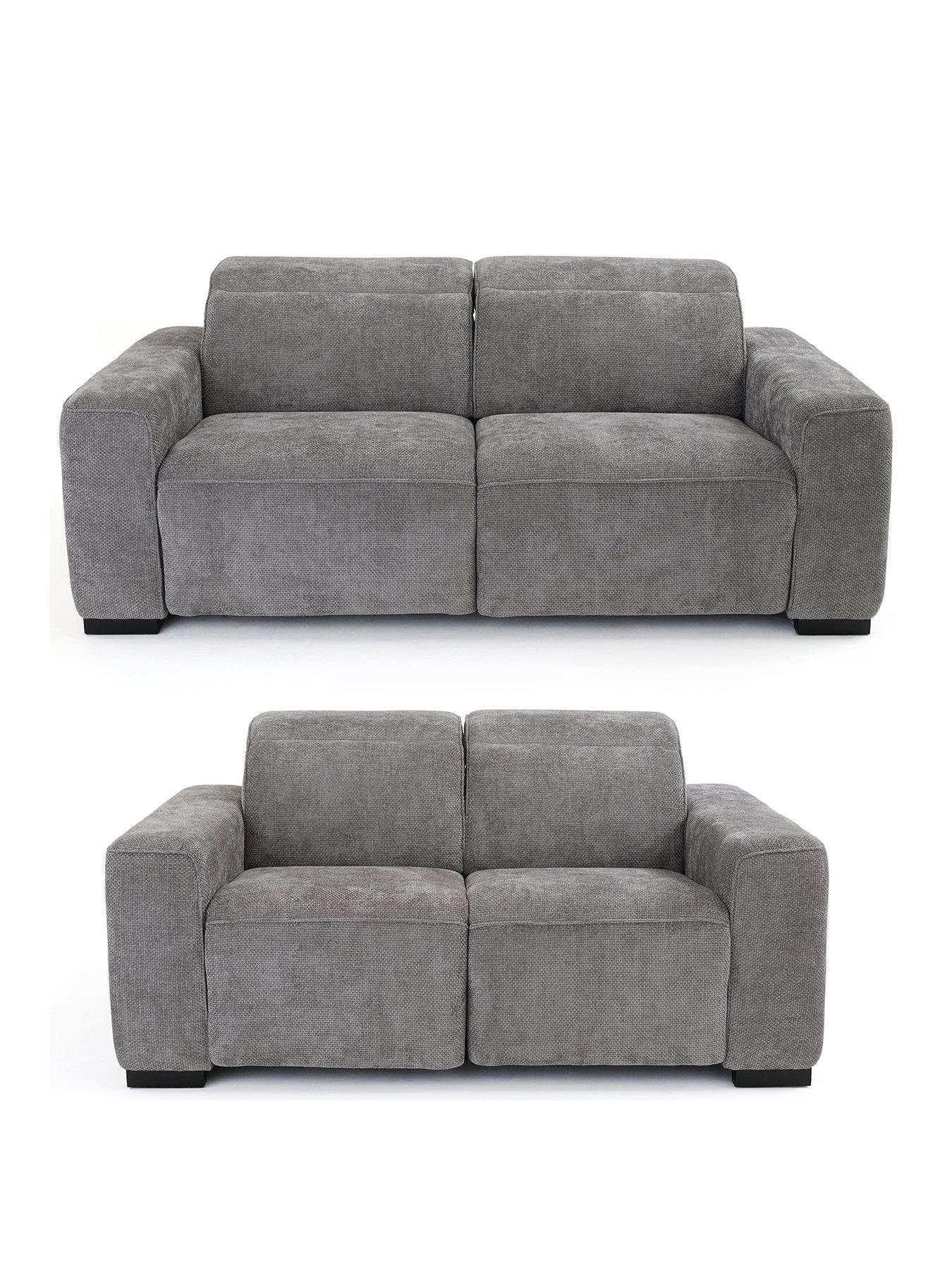 Image 2 of 7 of Very Home Venosa 3 + 2 Power Recliner Fabric Sofas