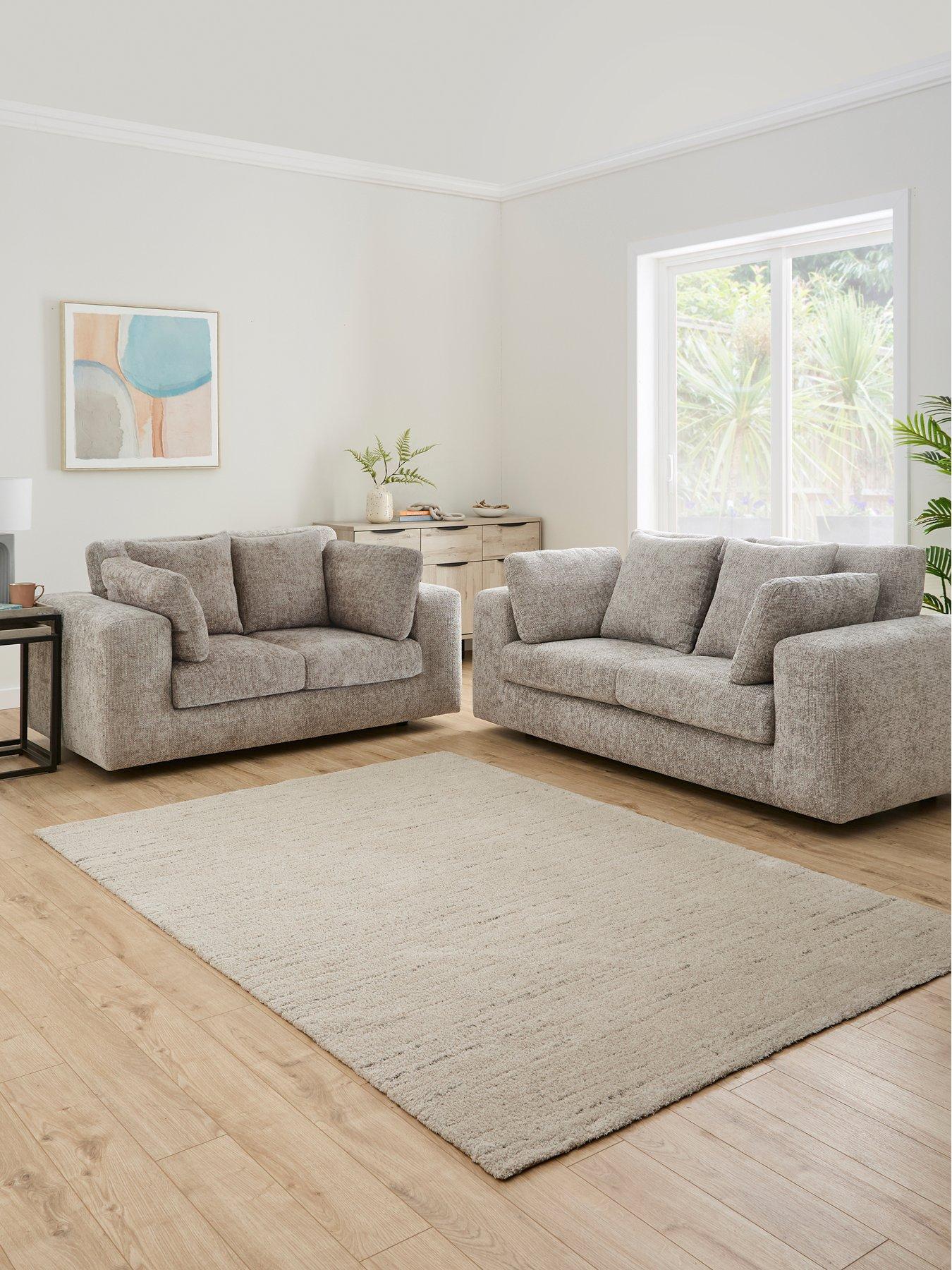 Image 1 of 6 of The Very Collection Avena 3 + 2 Seater Fabric Sofas