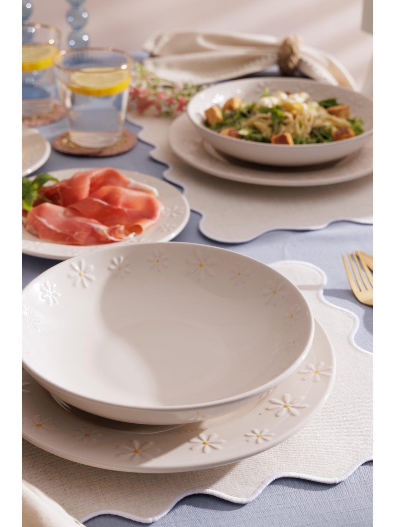 Image 3 of 3 of Price & Kensington Daisy Set of 4 Pasta Bowls