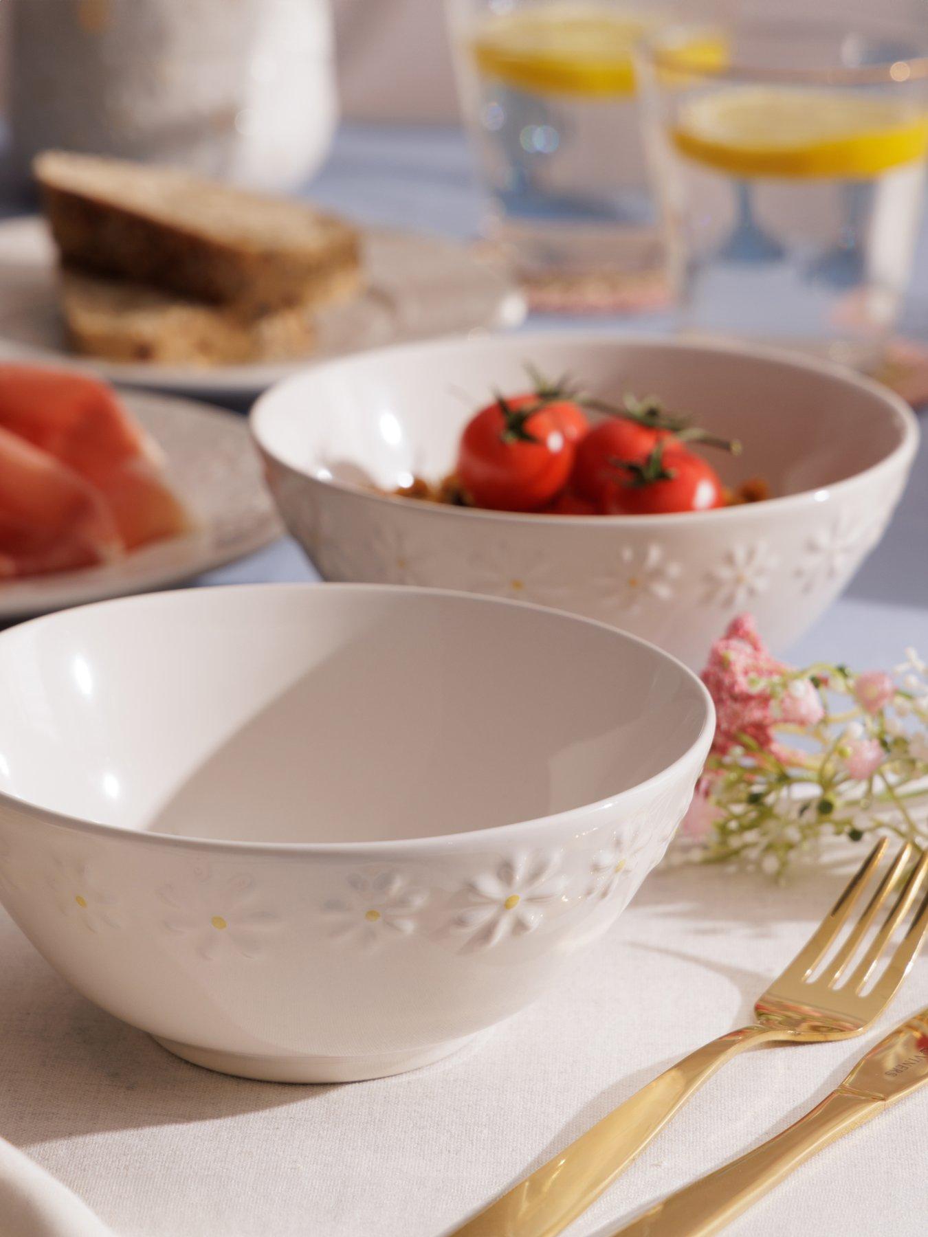 Price & Kensington Daisy Set of 4 Cereal Bowls