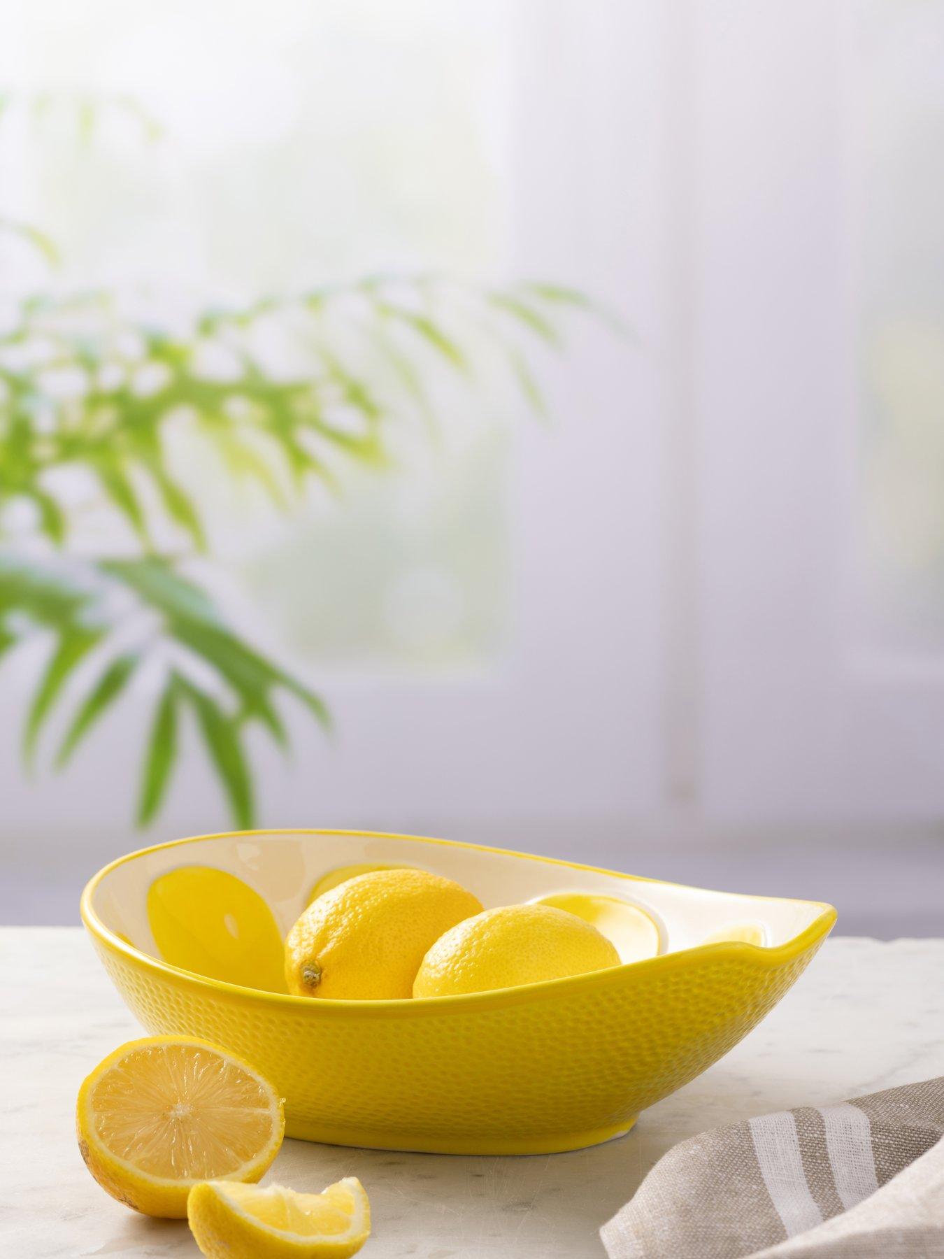 Typhoon World Foods Lemon Oval Bowl
