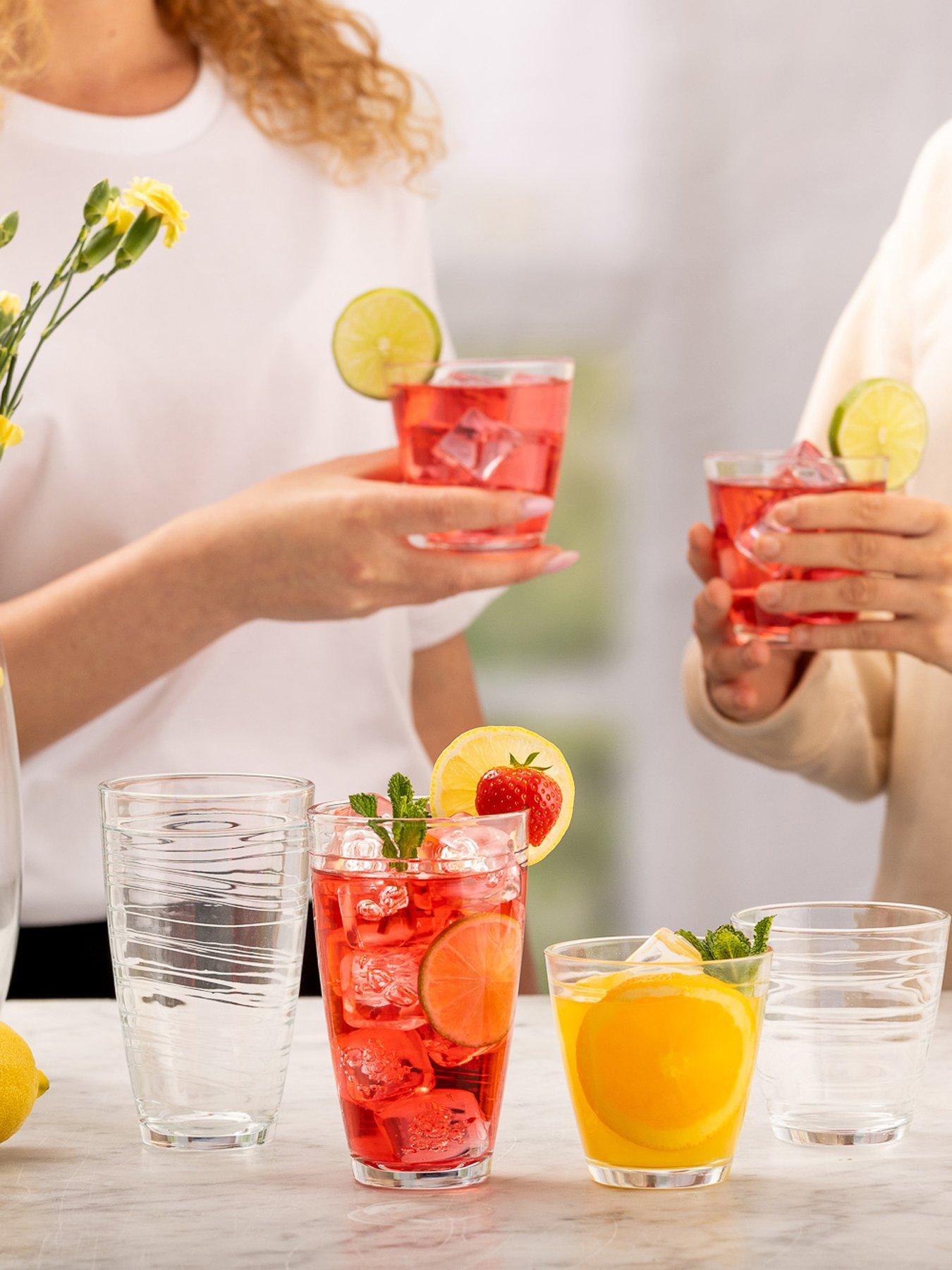 undefined Essentials Swirl 8-Piece Tumbler Set