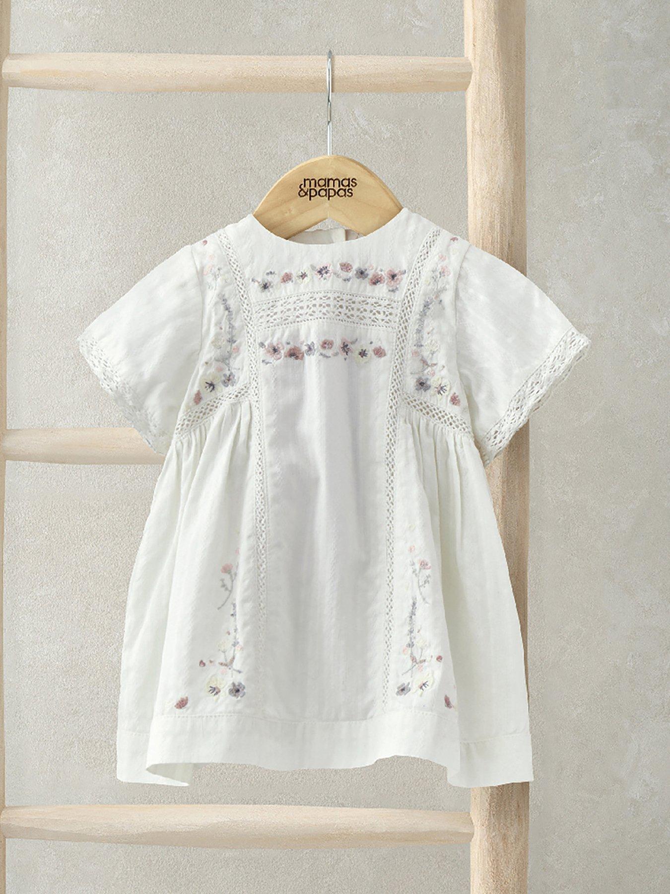 mamas-papas-baby-girls-cotton-embroidered-dress-white