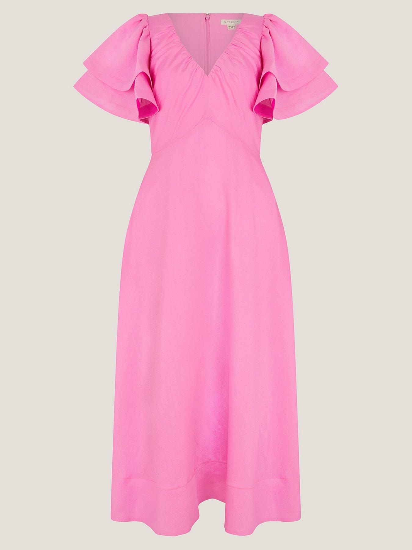 womens midi wrap dress Karmen Midi Wrap Dress