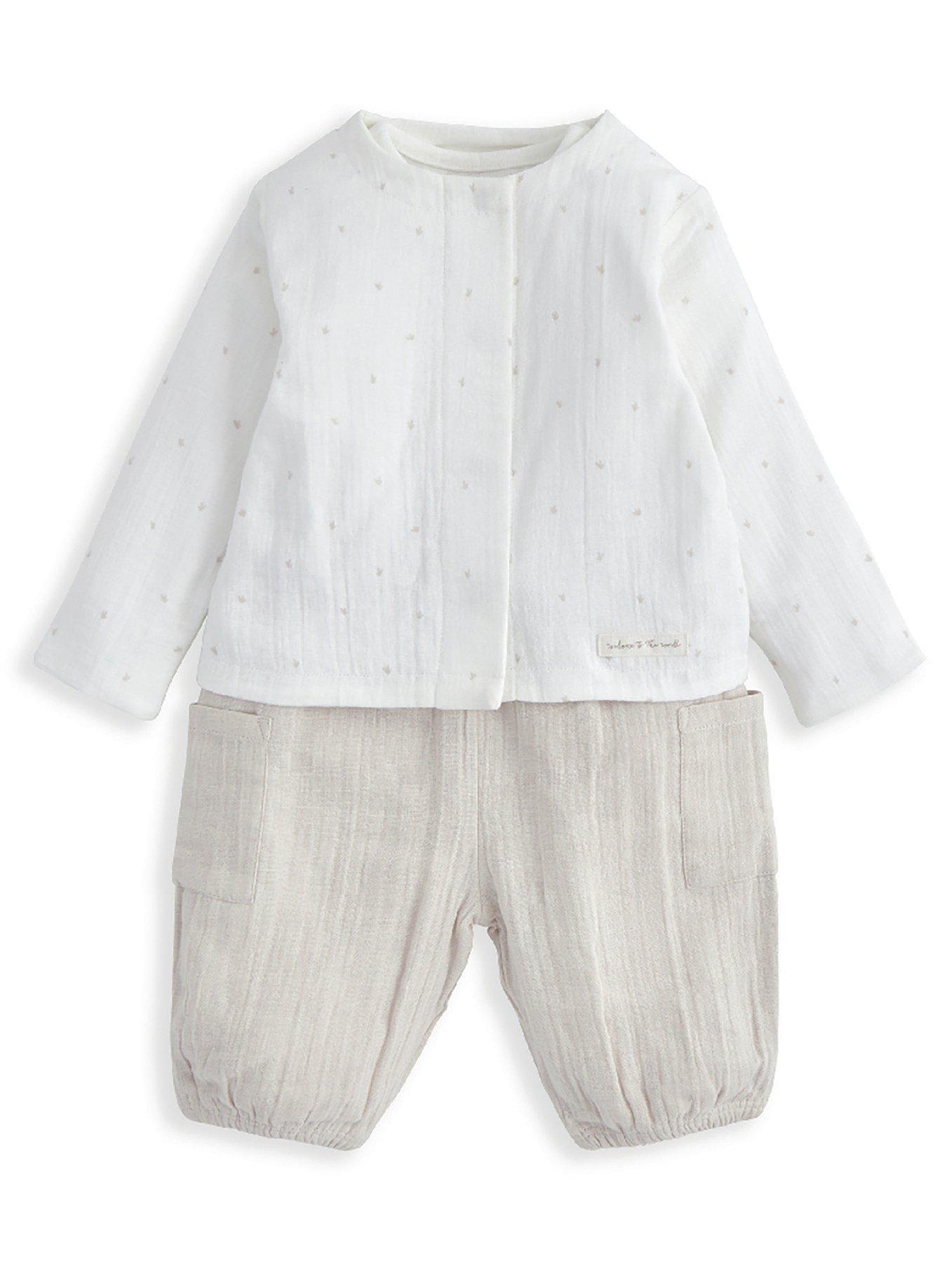  image of mamas-papas-baby-unisex-3-piece-jacket-bodysuit-trouser-set-multi