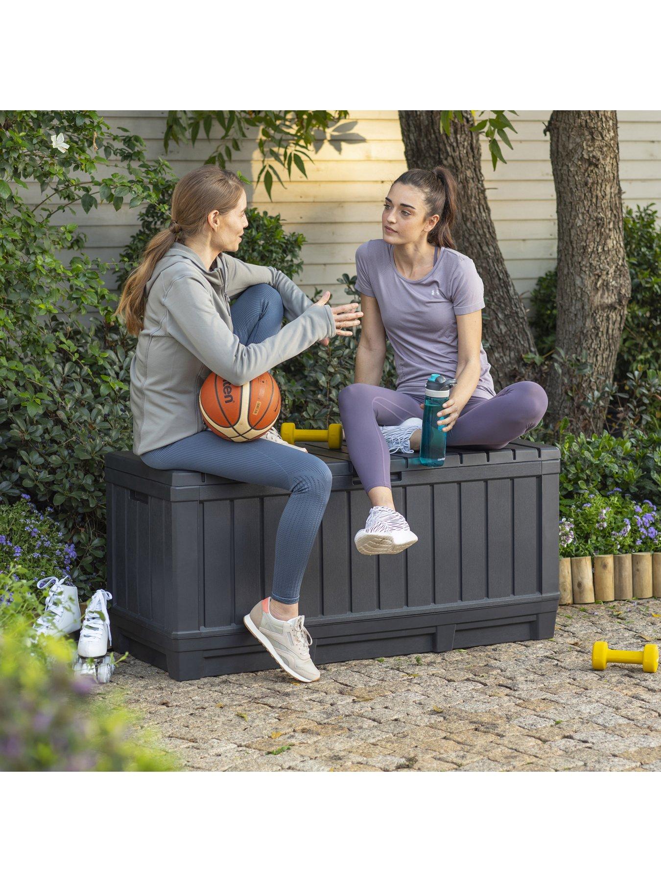 Keter Kentwood 350L Storage Box - Grey | Littlewoods