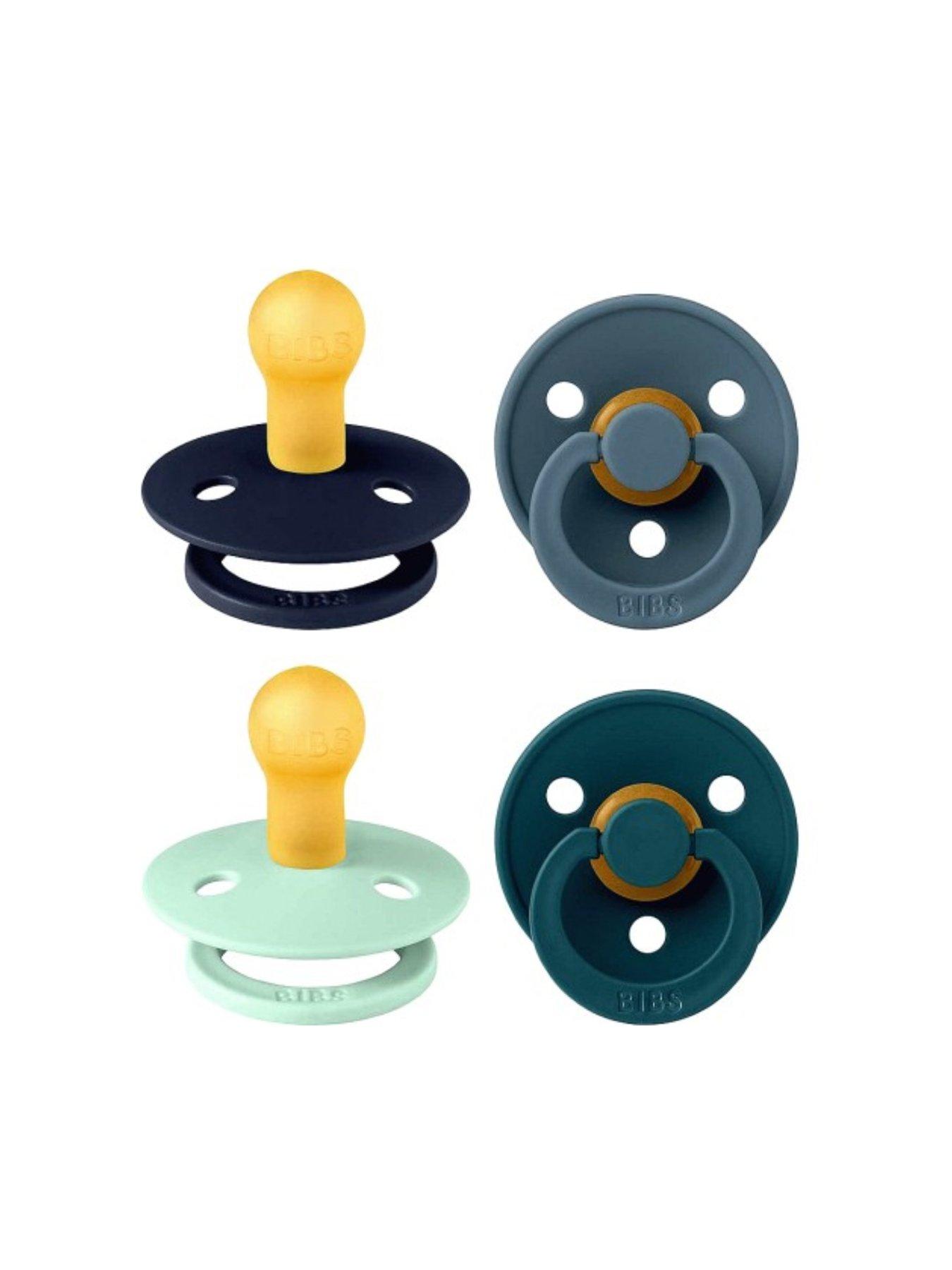 undefined 4 Pack Soothers -  Blue/Green (Size 2) Round Nipple