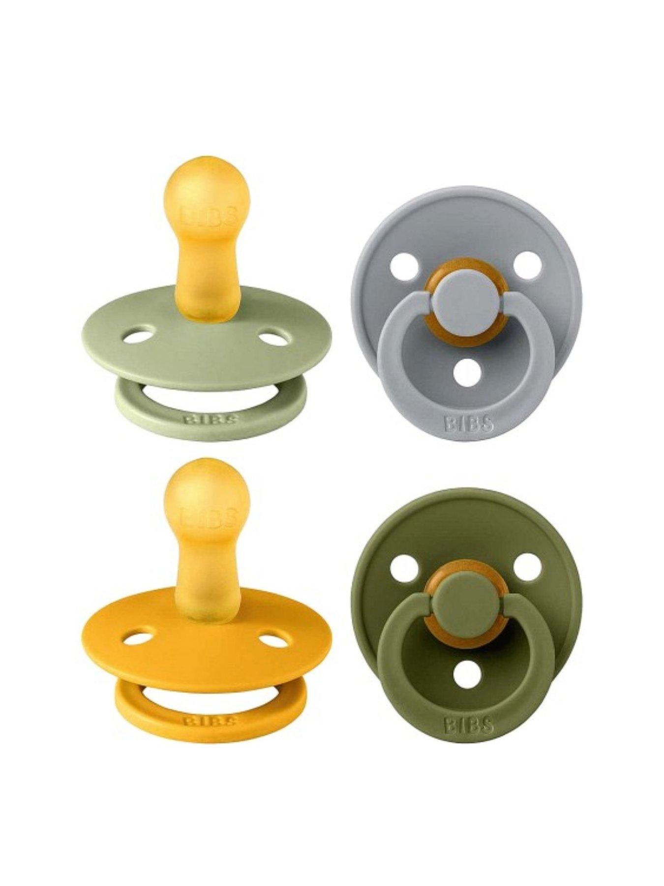 undefined 4 Pack Soothers - Green Garden Lush (Size 2) Round Nipple