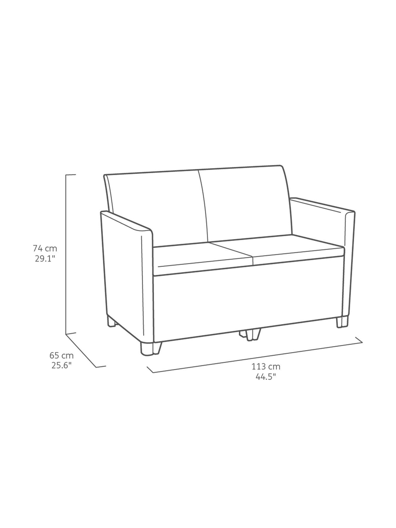  image of keter-marie-garden-4-piece-set-with-coffee-table