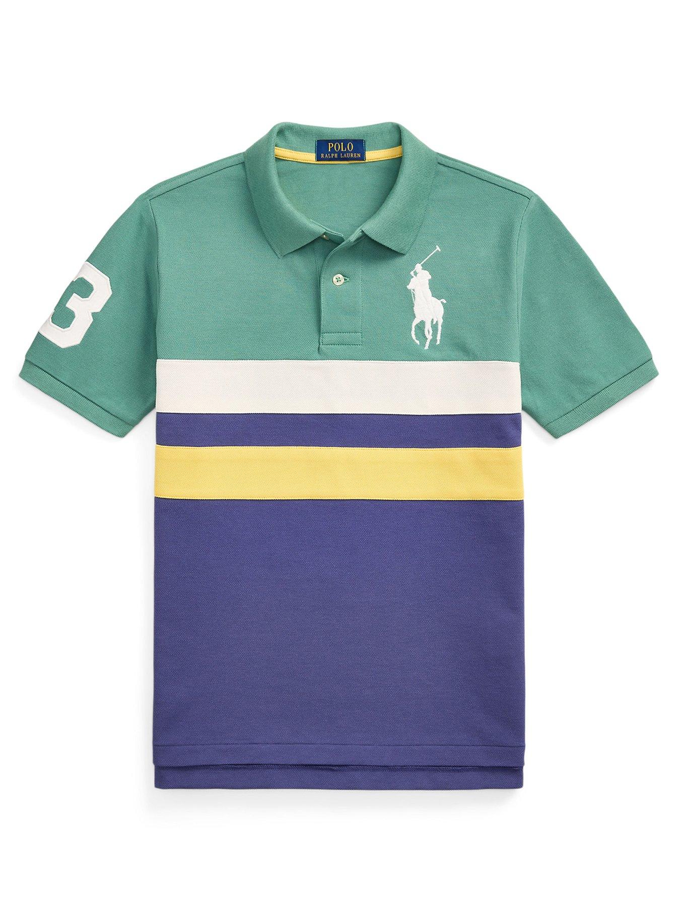 undefined Boys Stripe Short Sleeve Shirt - Multi
