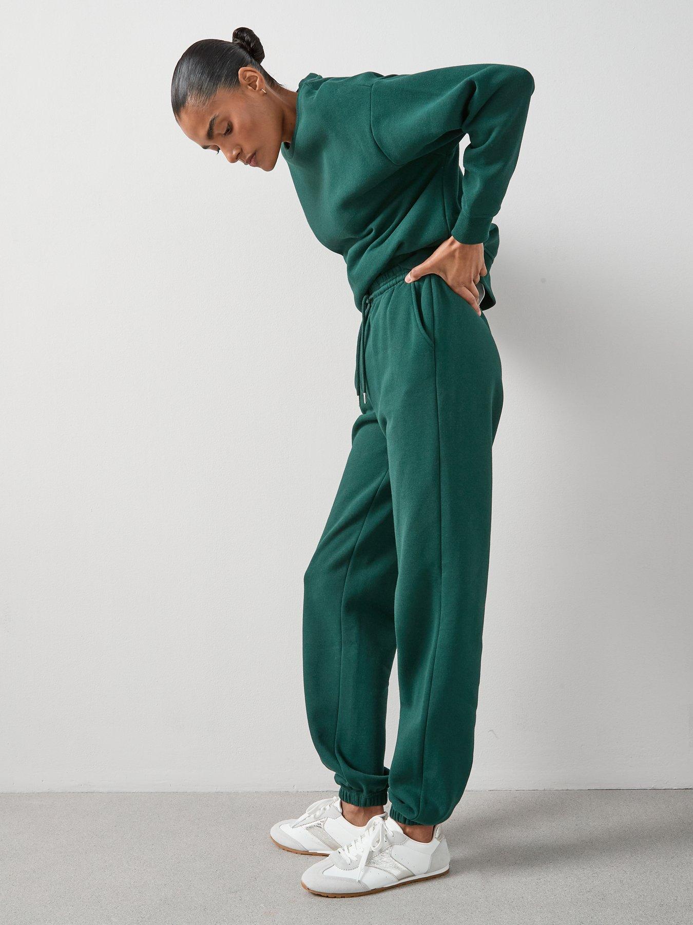 Image 6 of 6 of The Very Collection Crew Neck Oversized Essential Sweatshirt- Green