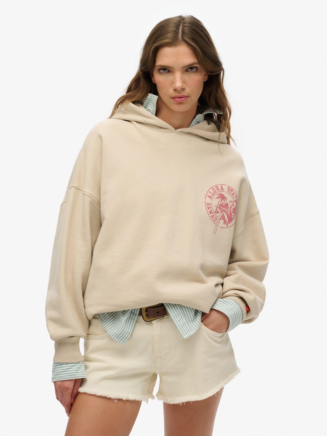  image of superdry-lo-fi-outdoor-oversized-hoodie-grey