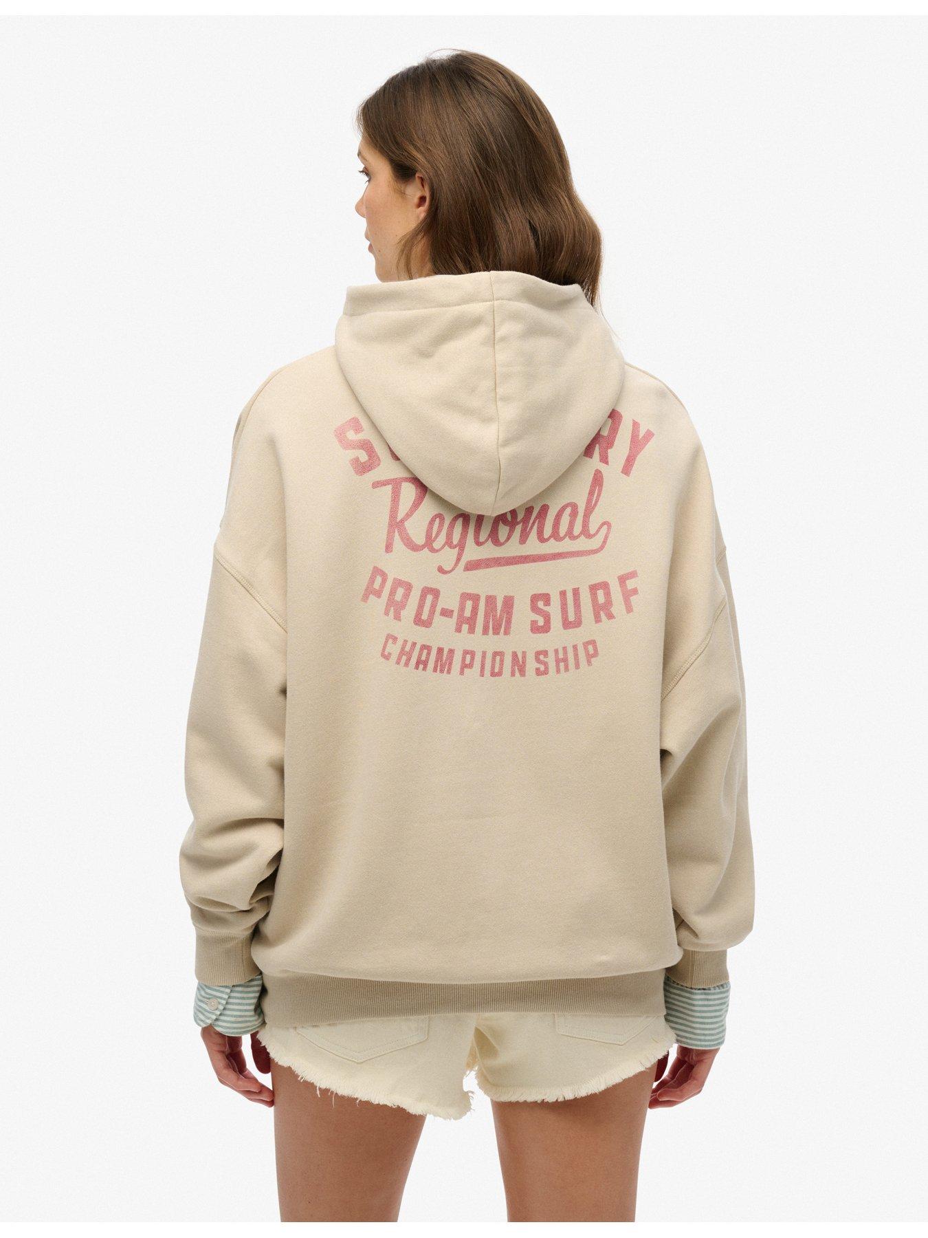  image of superdry-lo-fi-outdoor-oversized-hoodie-grey