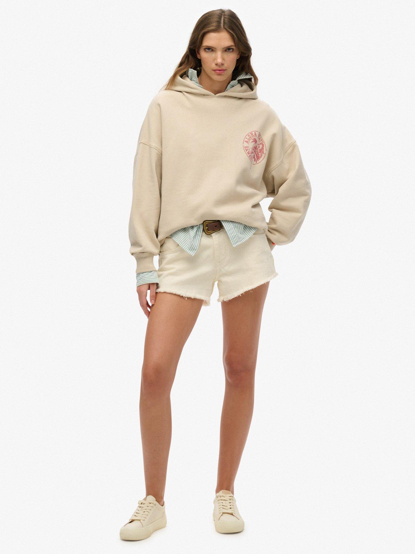  image of superdry-lo-fi-outdoor-oversized-hoodie-grey