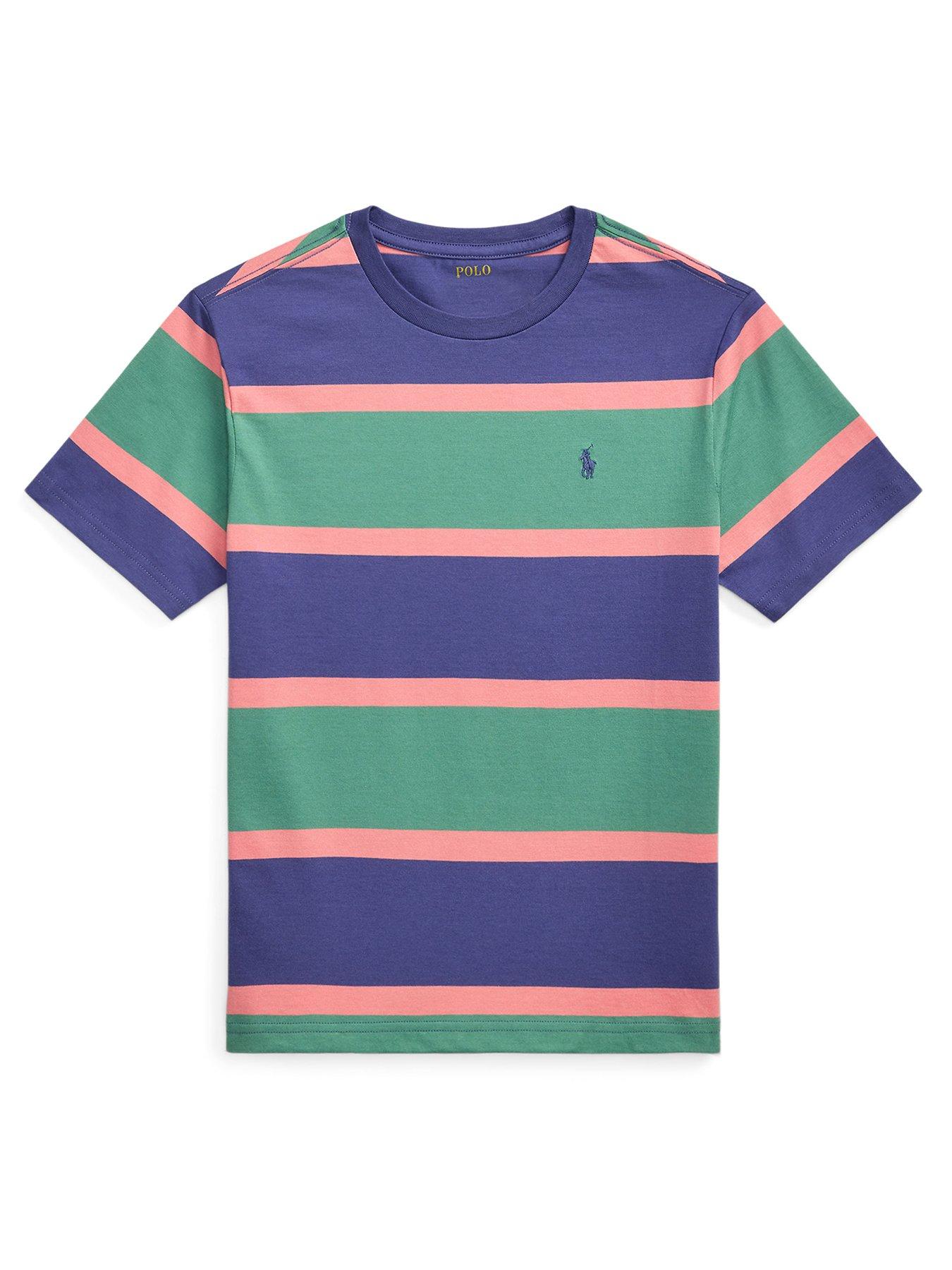 undefined Boys Short Sleeve Stripe T-Shirt - Multi