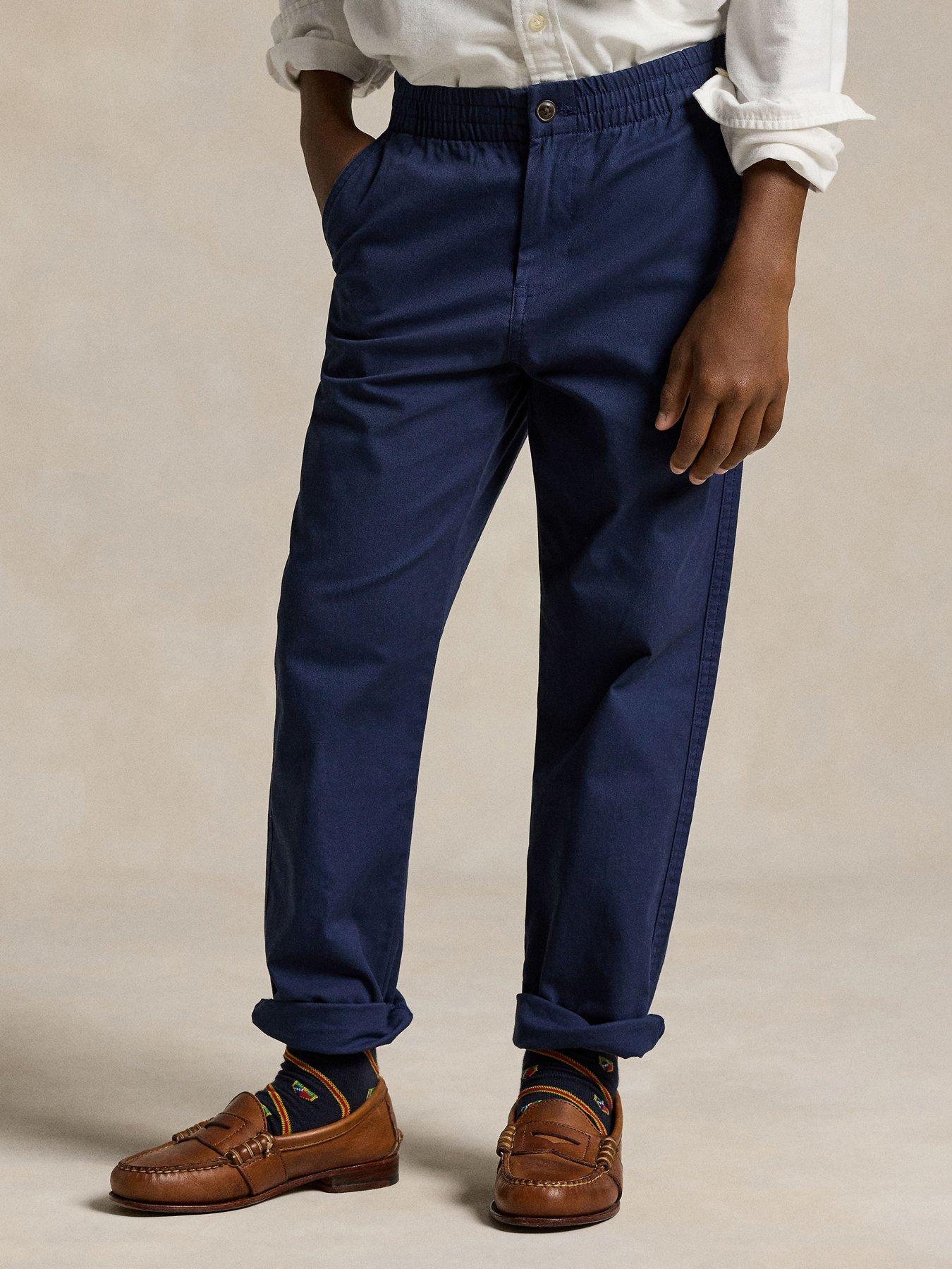 undefined Boys Prepster Trousers - Navy