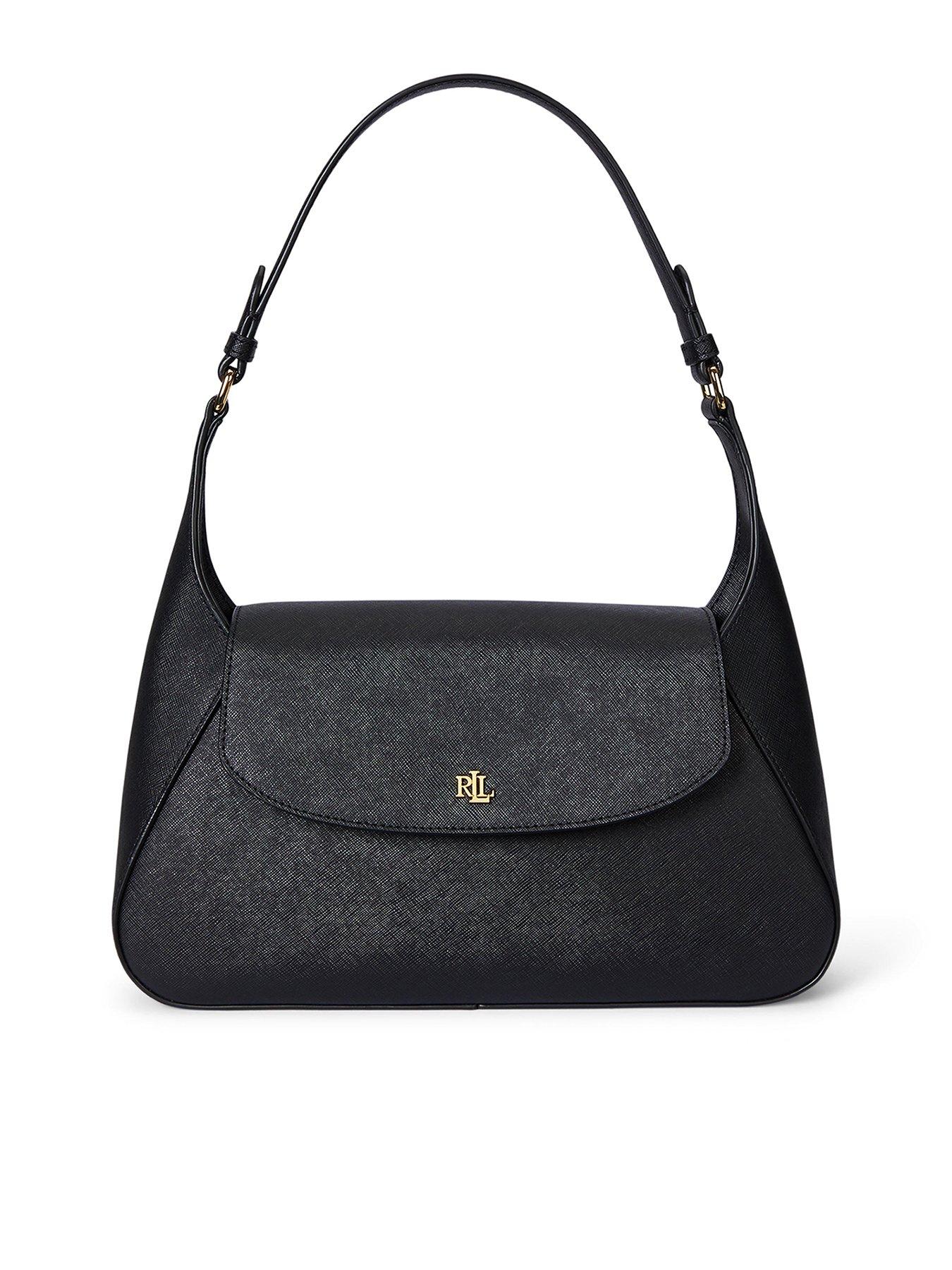 lauren-by-ralph-lauren-crosshatch-medium-shoulder-bag--black