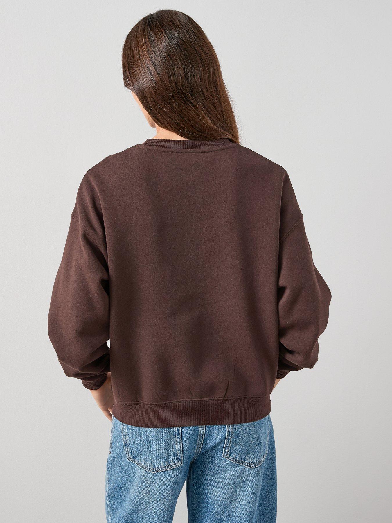 Image 2 of 7 of V by Very Michigan Great Lakes Graphic Sweatshirt - Brown