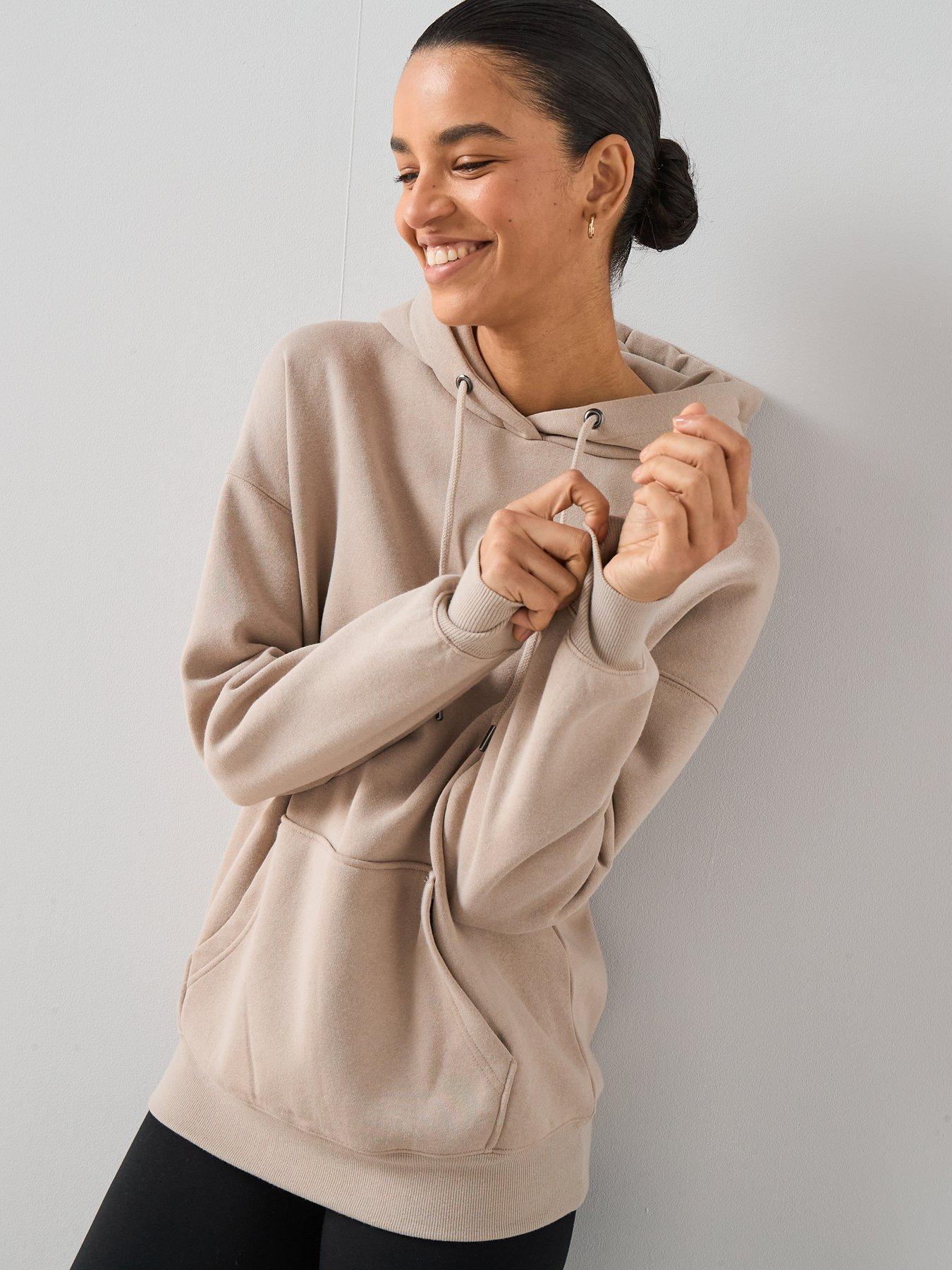 Image 6 of 6 of The Very Collection Oversized Essential Hoody - Taupe